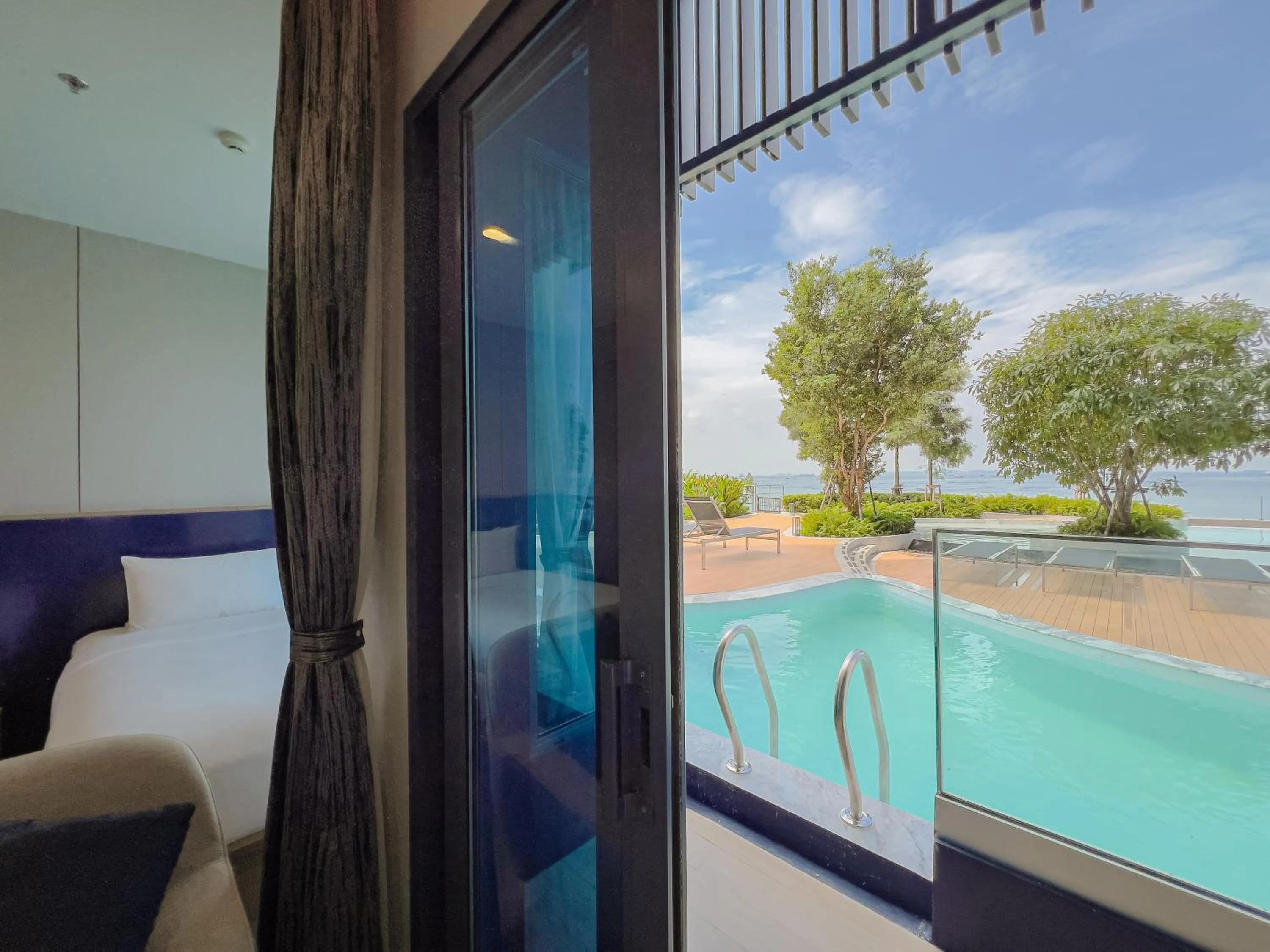 Pool view in S Sriracha Hotel & Residence