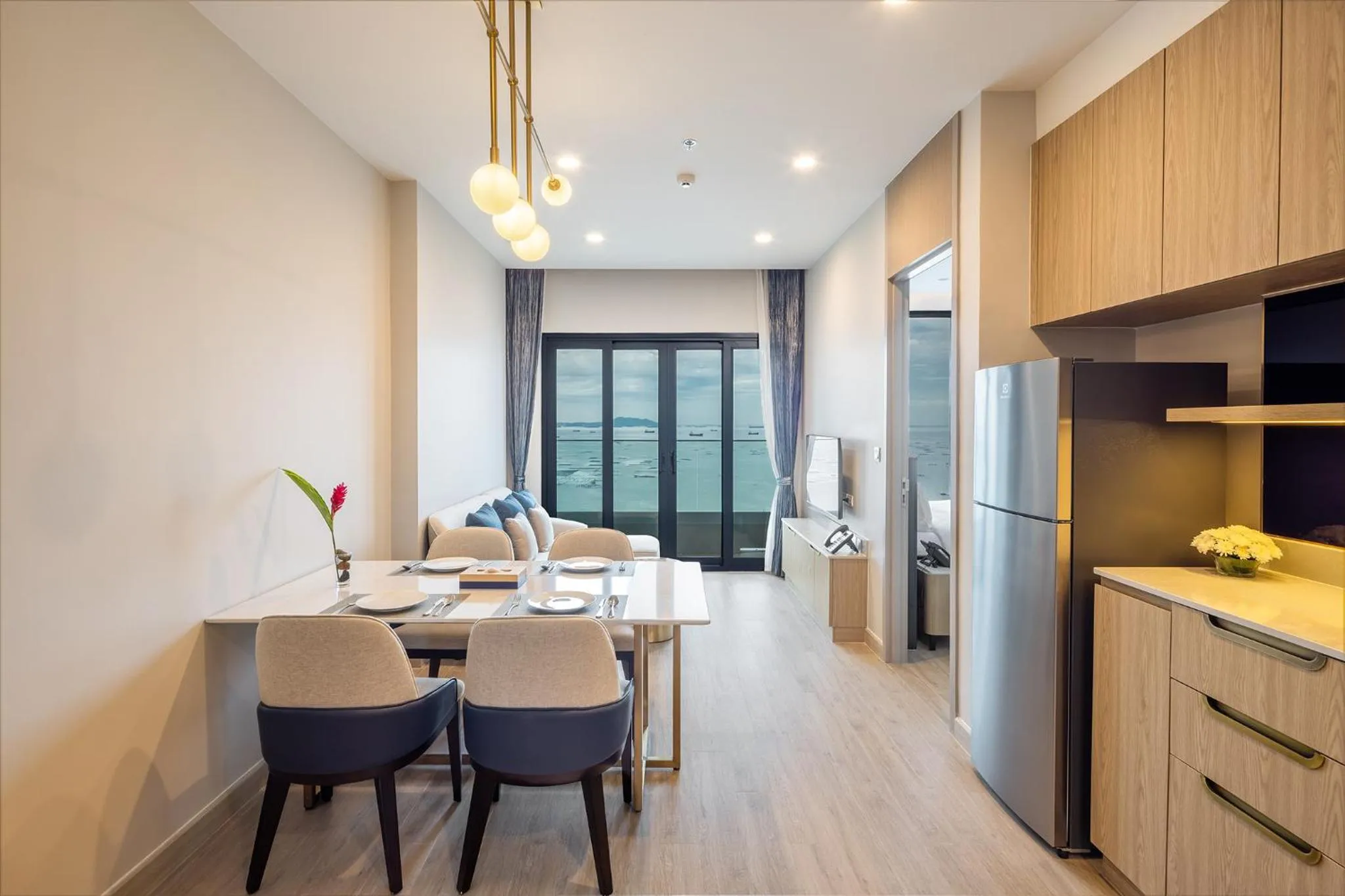 Living room in S Sriracha Hotel & Residence