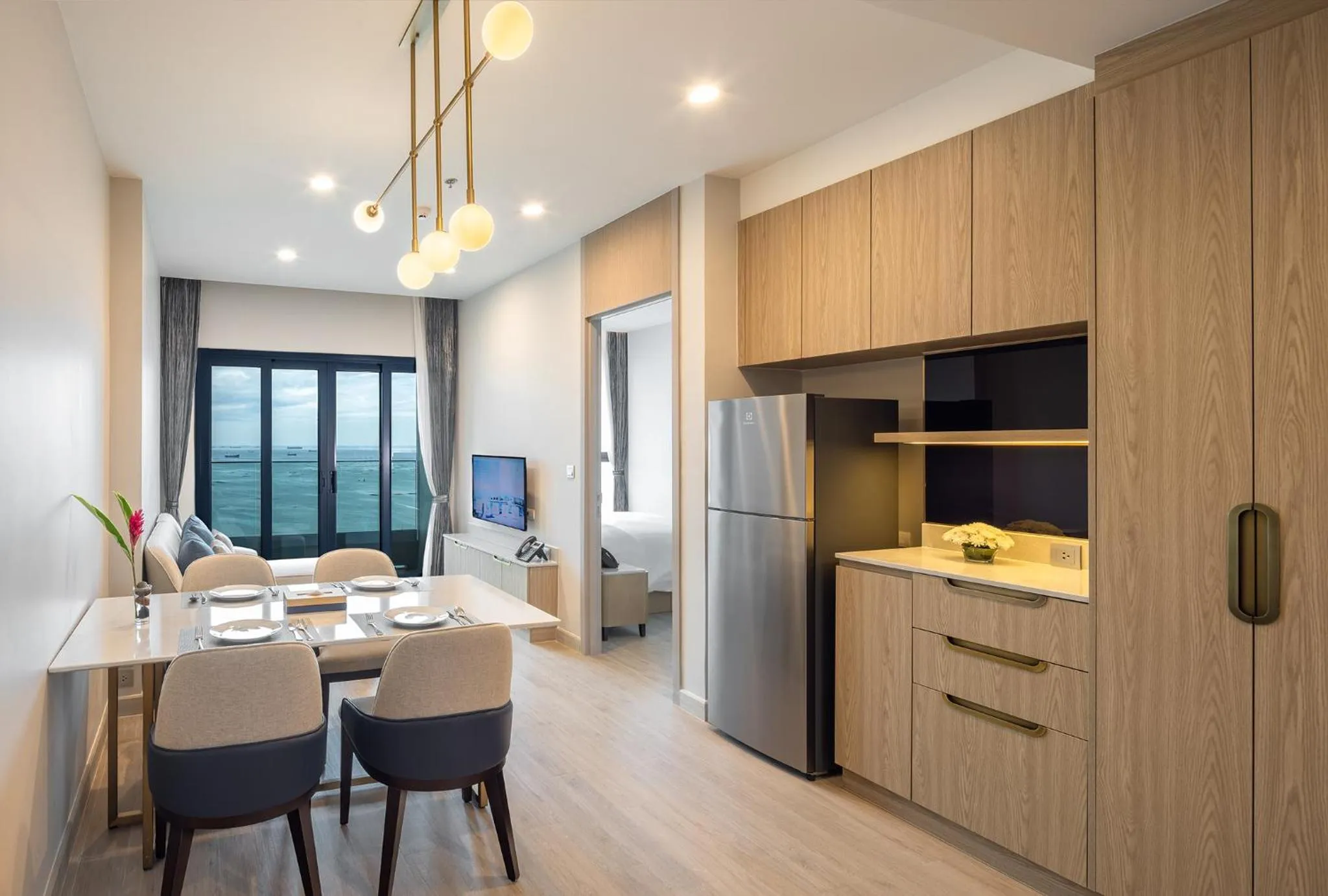 Living room in S Sriracha Hotel & Residence