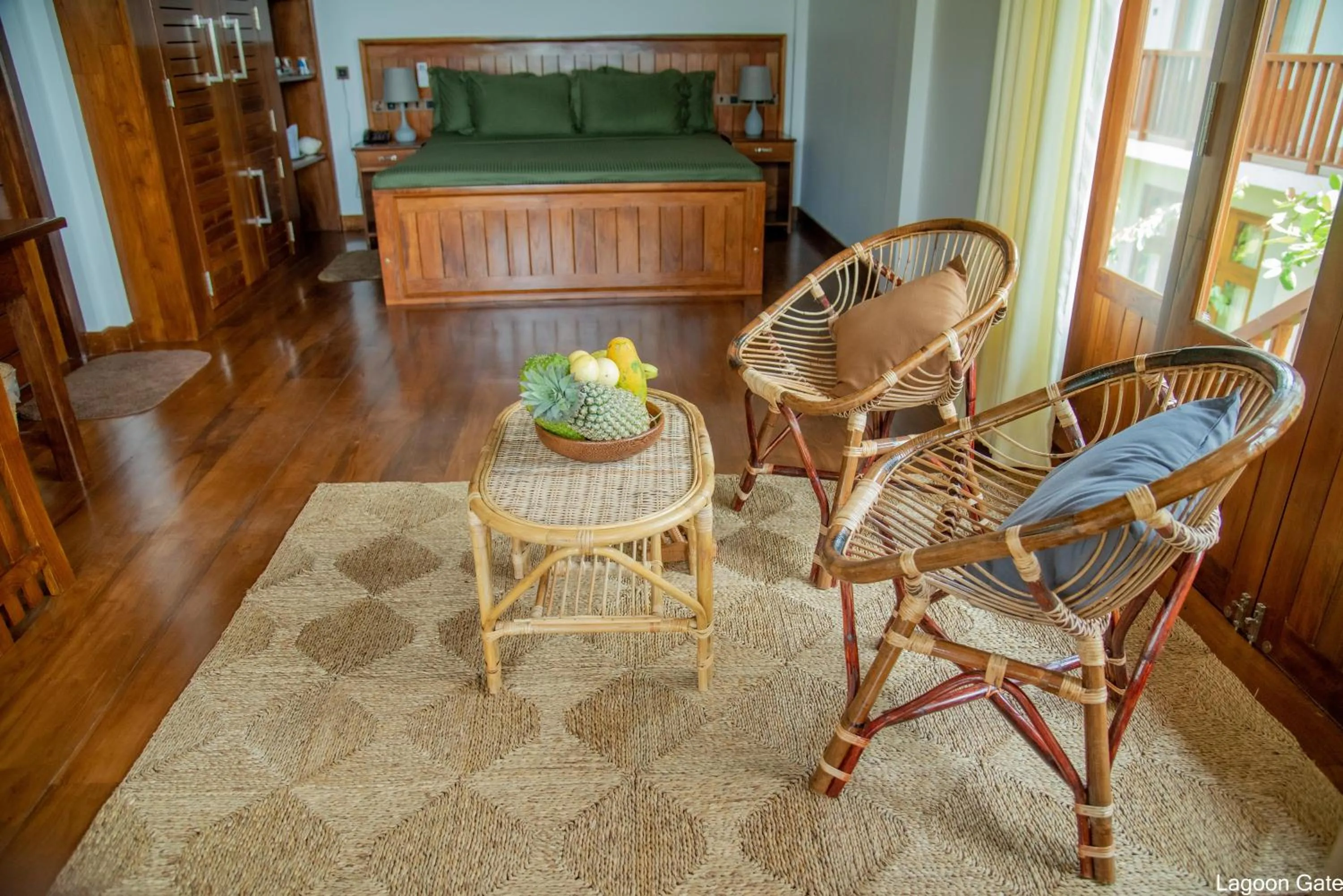 Seating area in Lagoon gate Tangalle Resort