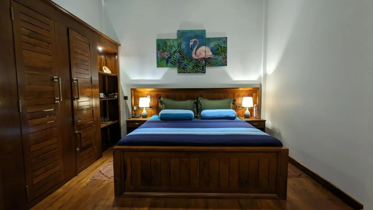 Bed in Lagoon gate Tangalle Resort