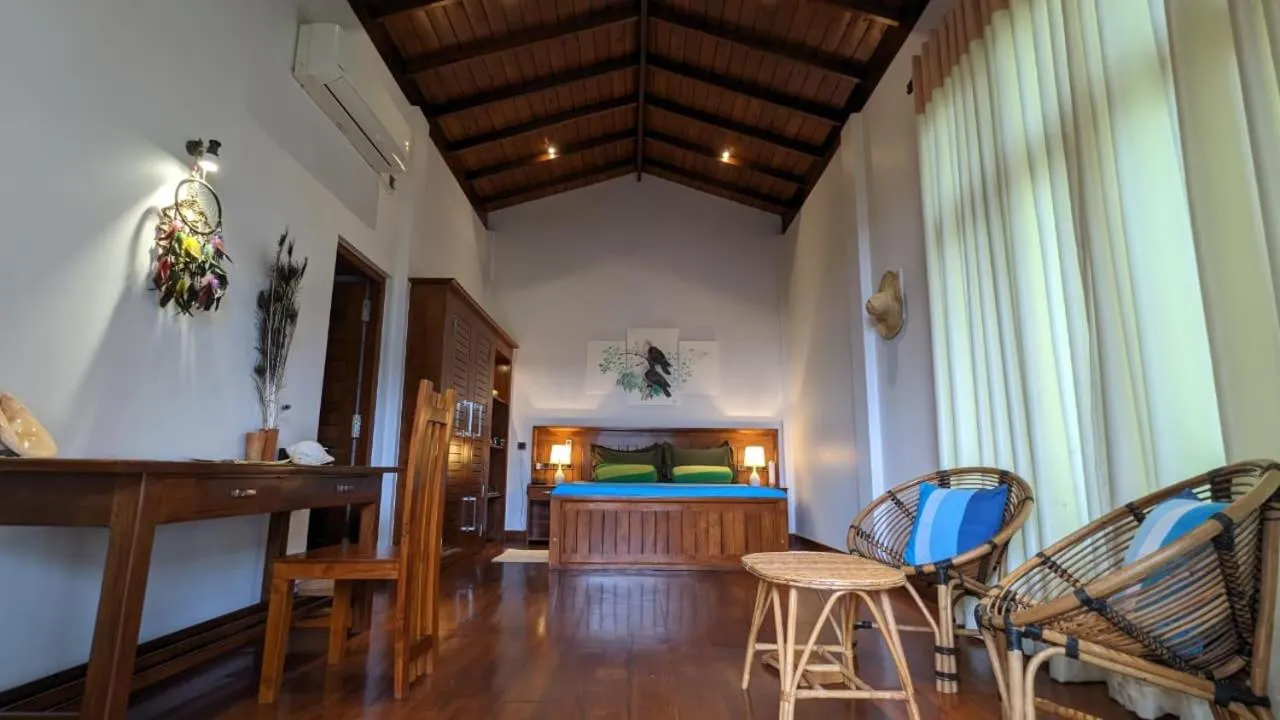 Bed in Lagoon gate Tangalle Resort