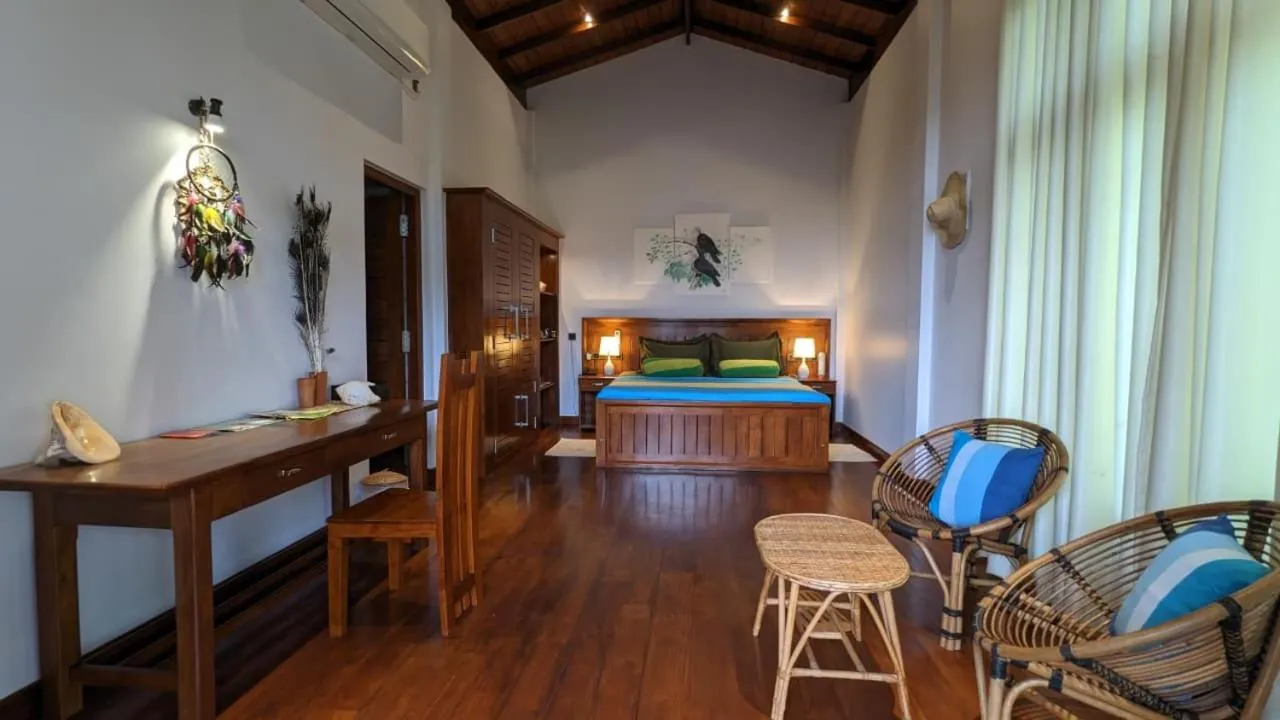 Bed in Lagoon gate Tangalle Resort