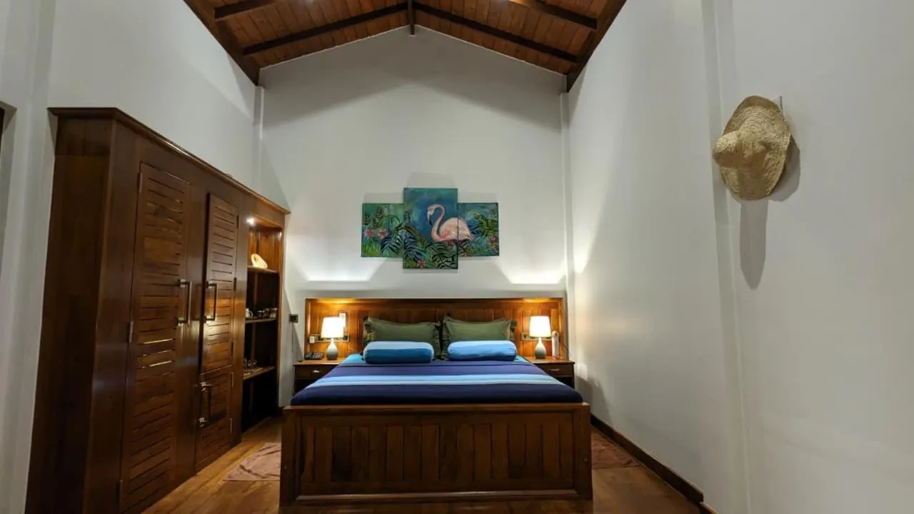 Bed in Lagoon gate Tangalle Resort