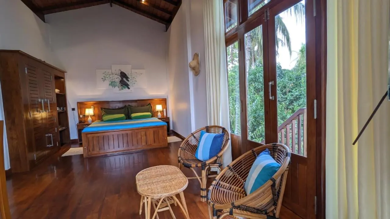 Bed in Lagoon gate Tangalle Resort