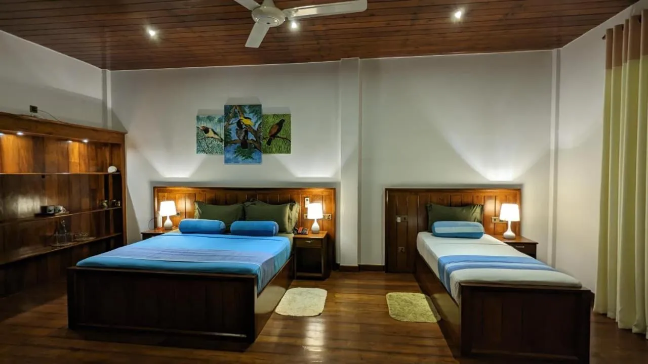 Bed in Lagoon gate Tangalle Resort