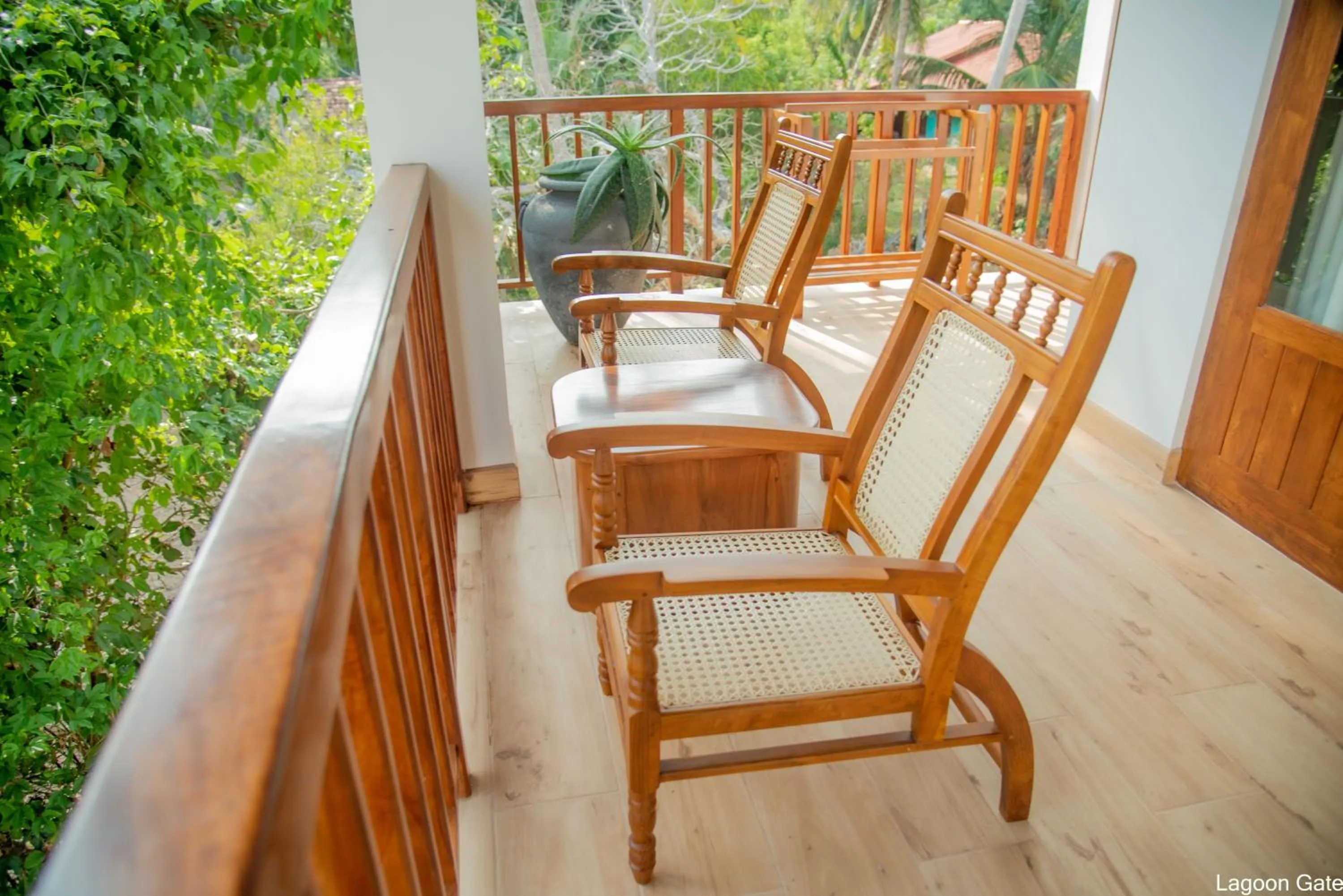 Patio in Lagoon gate Tangalle Resort