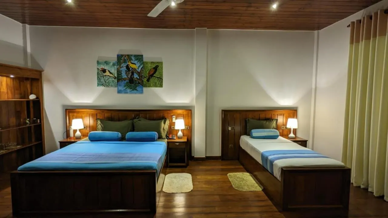 Bed in Lagoon gate Tangalle Resort