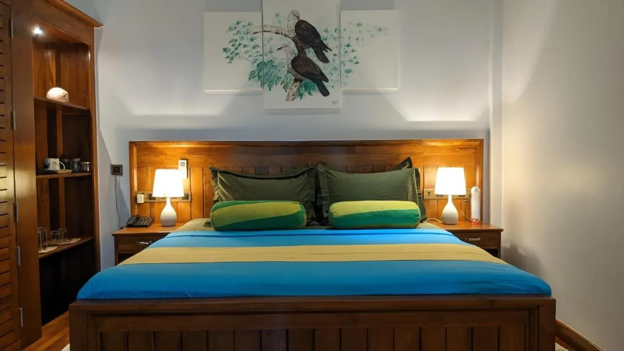 Bed in Lagoon gate Tangalle Resort