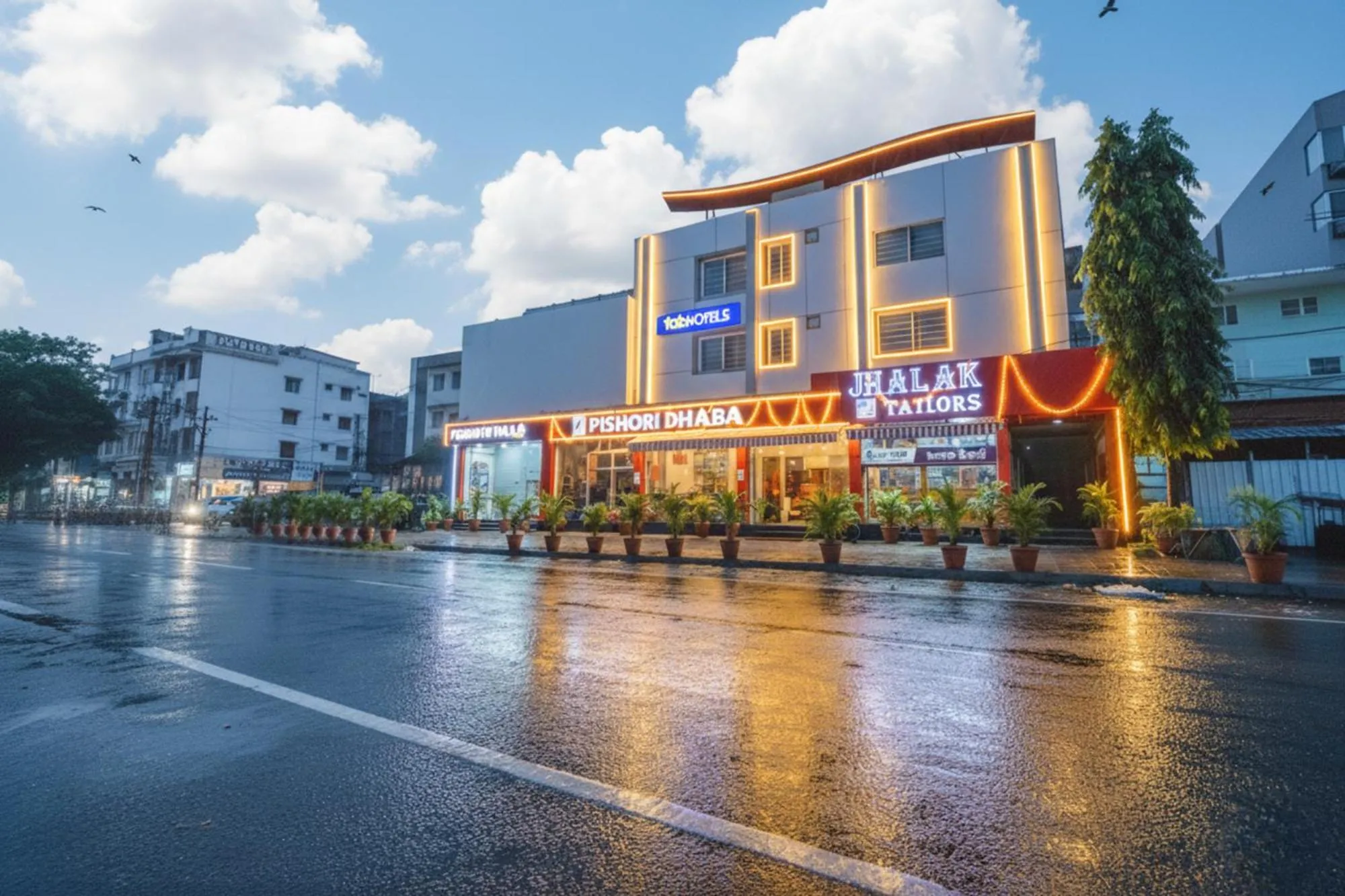 Property building in FabHotel Pishori