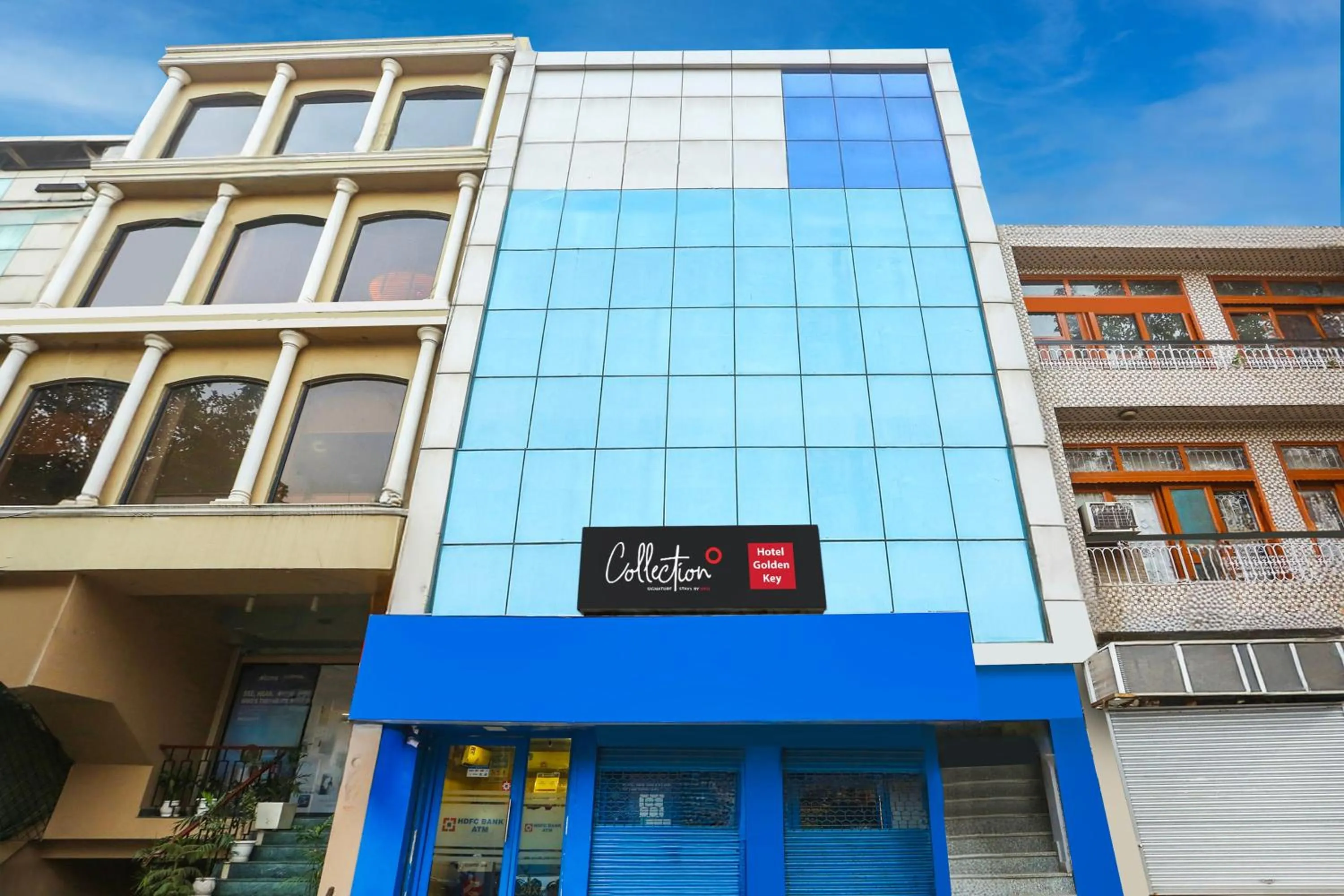 Facade/entrance in Collection O Golden Key Near TDI Mall