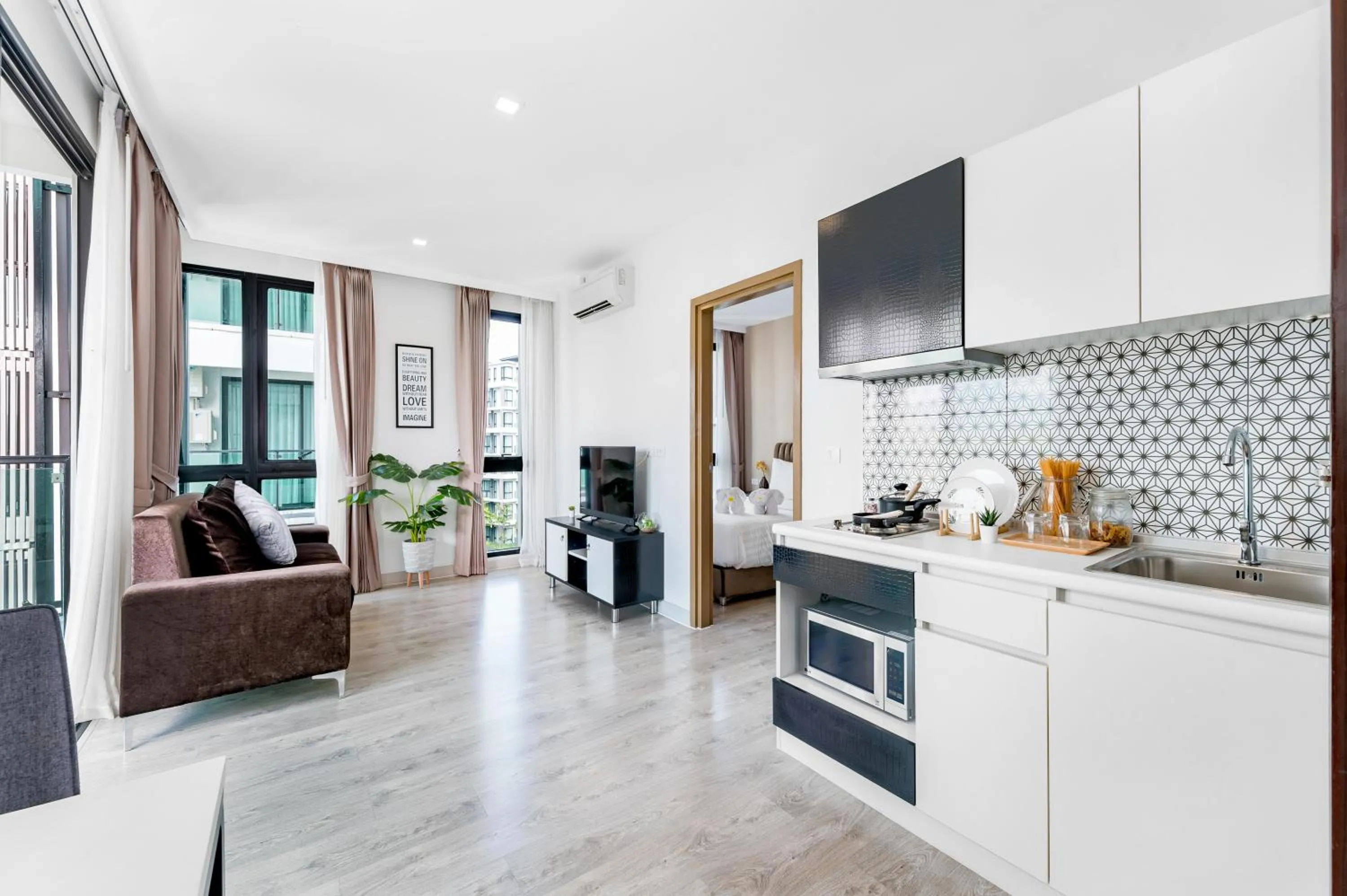 Living room in Wyndham Phuket Airport