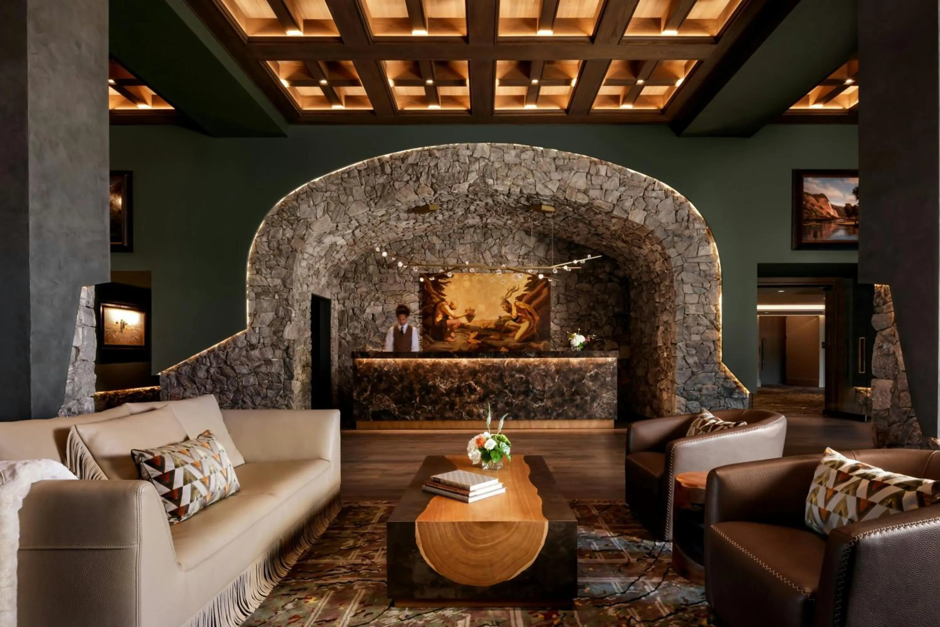 Lobby or reception in Grand Bohemian Lodge Greenville, Autograph Collection