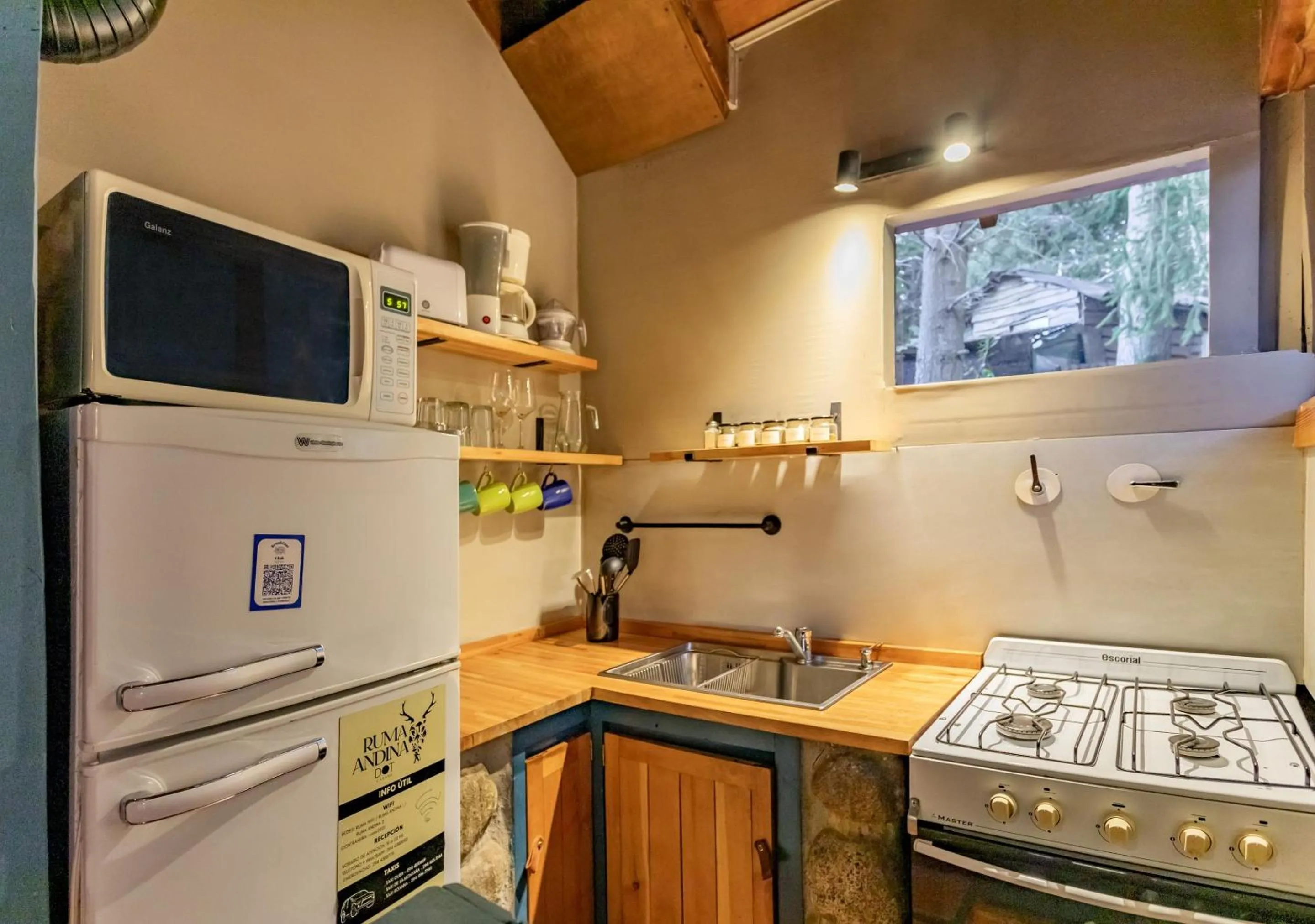 kitchen in Ruma Andina by DOT Cabana