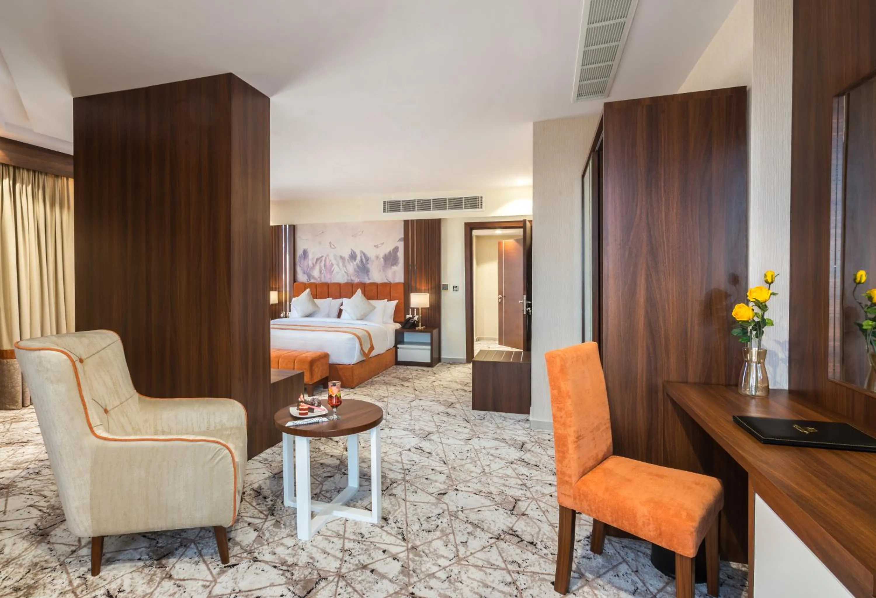 Photo of the whole room, Bed in Tulip Plaza Hotel