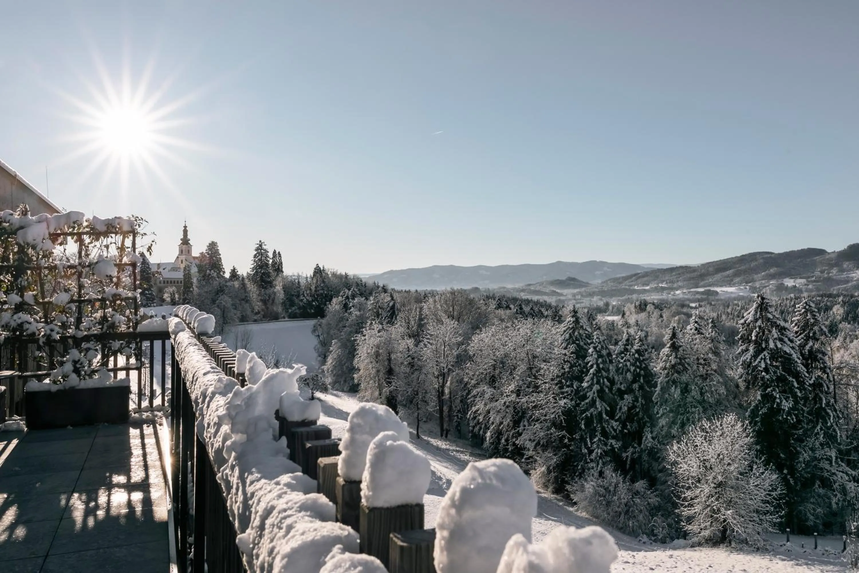 View (from property/room) in Boutiquehotel DAS ZEITWERT
