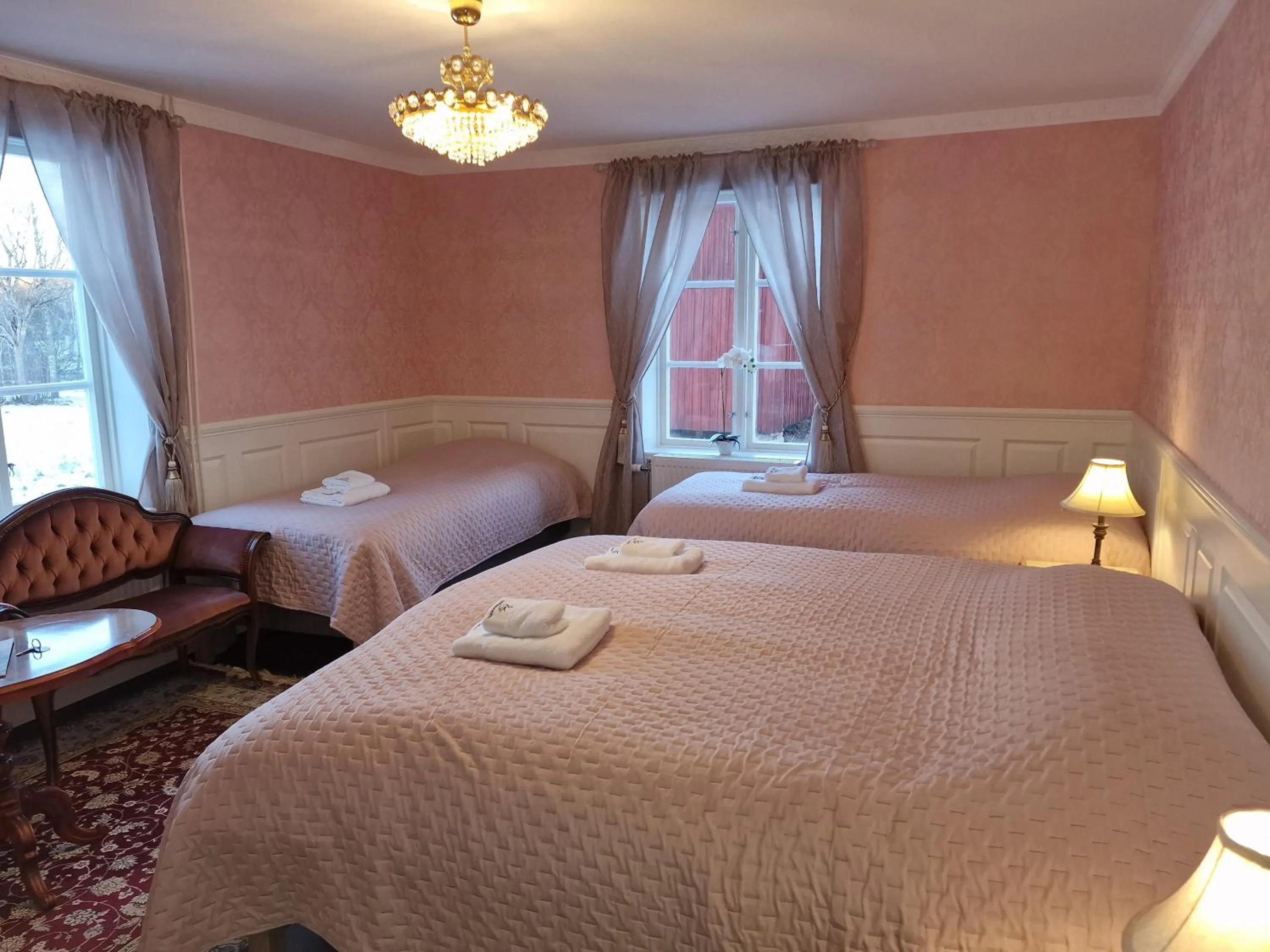 Bed in Svaneholm Hotel