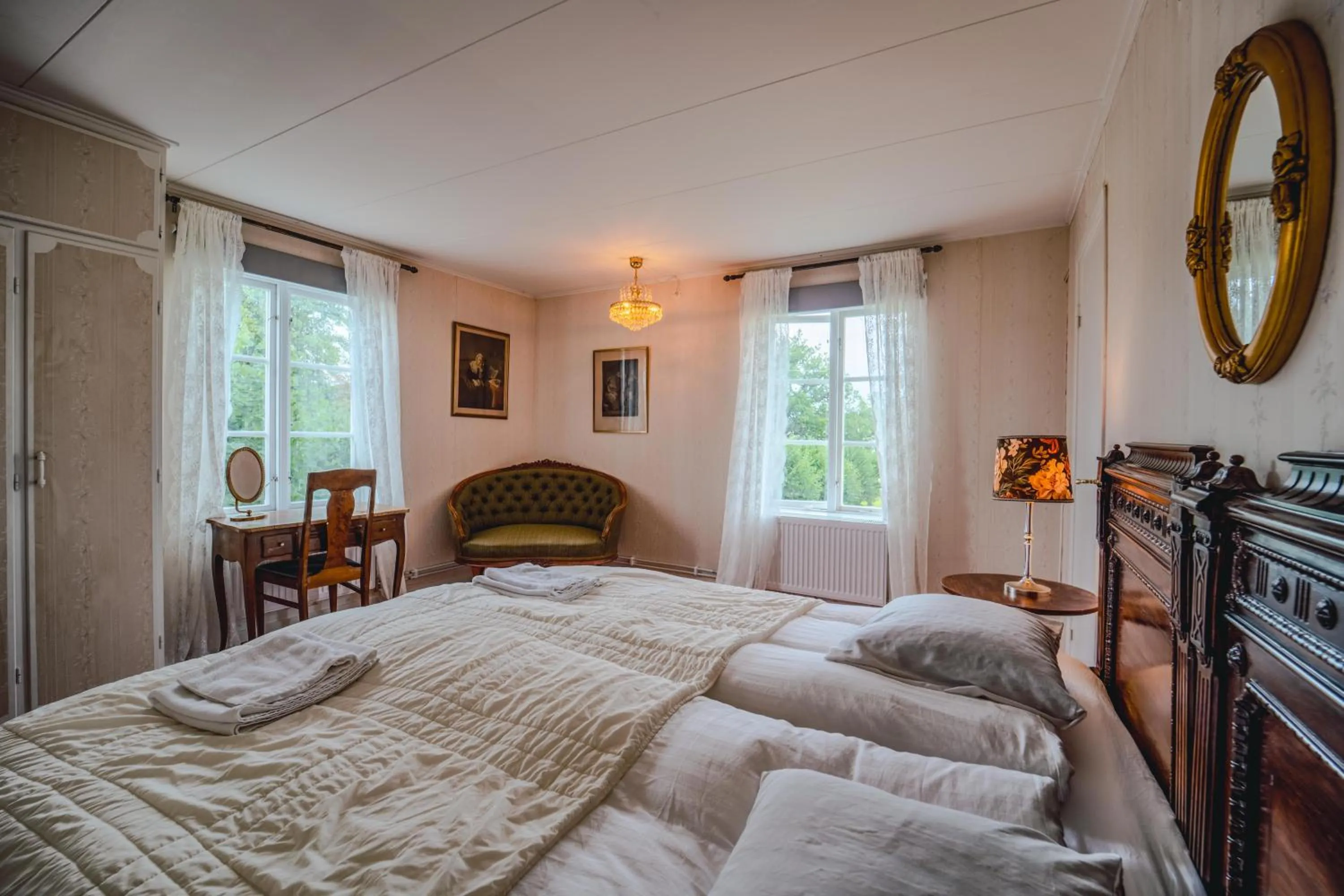 Bed in Svaneholm Hotel