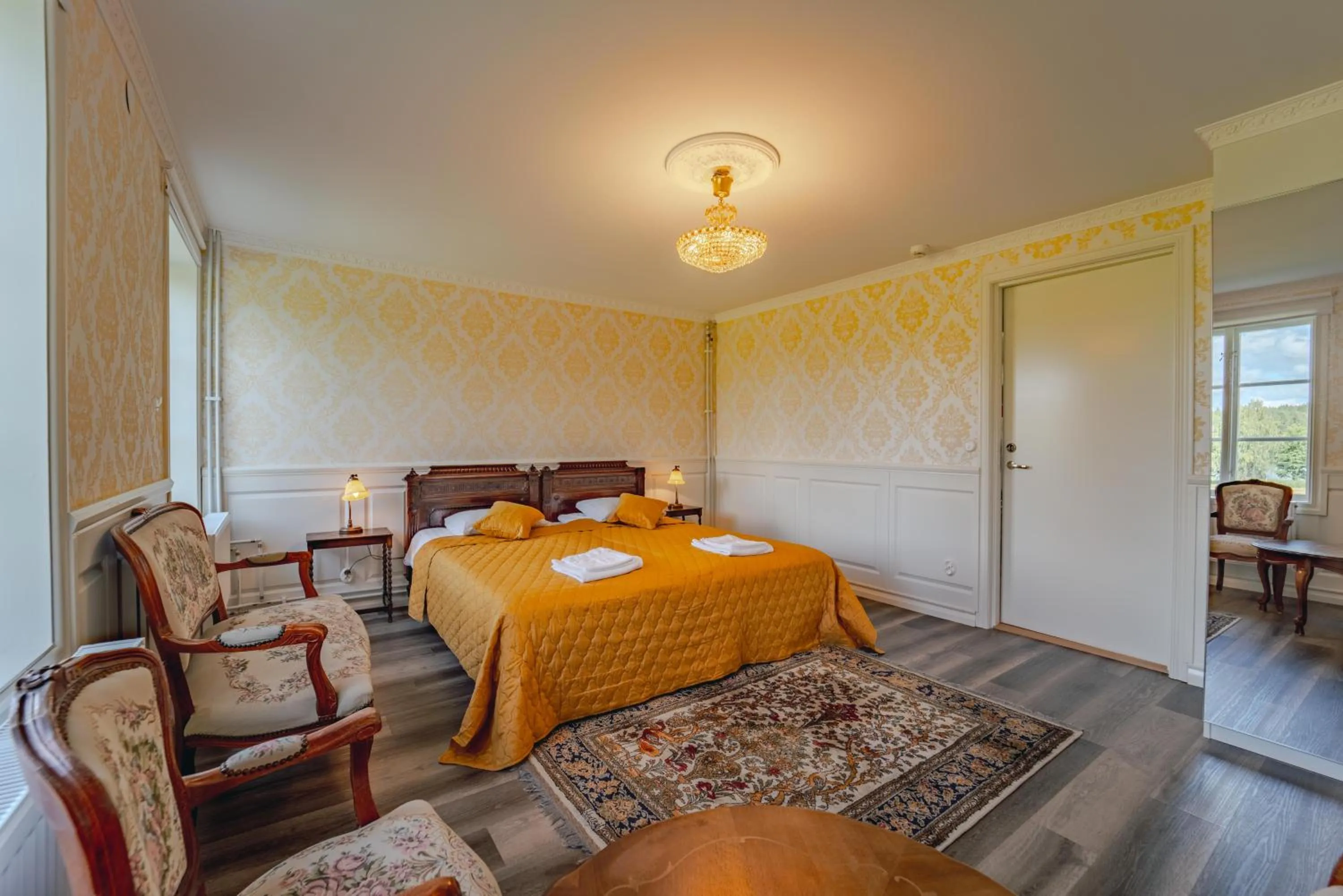 Bed in Svaneholm Hotel