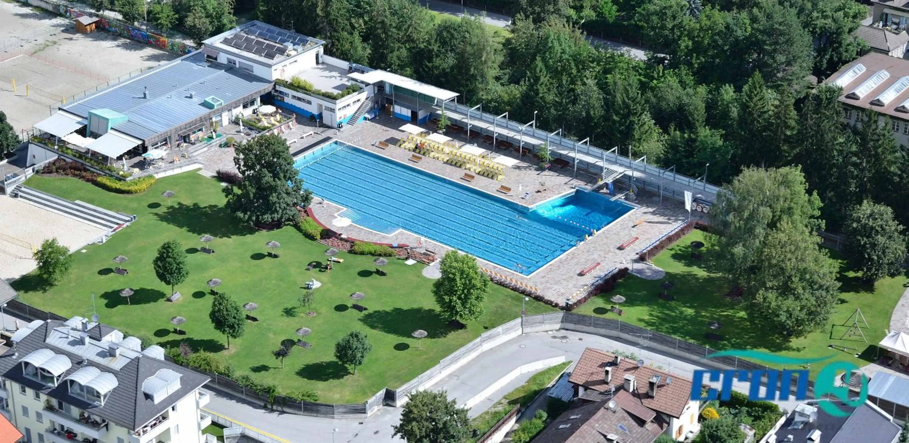Swimming pool in Hotel B&B Martha