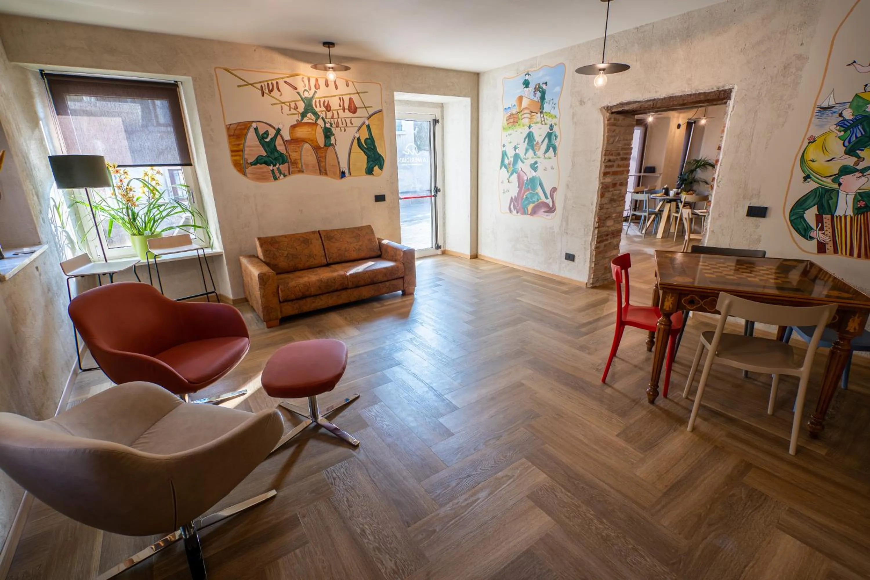 Communal lounge/ TV room in La Meridiana