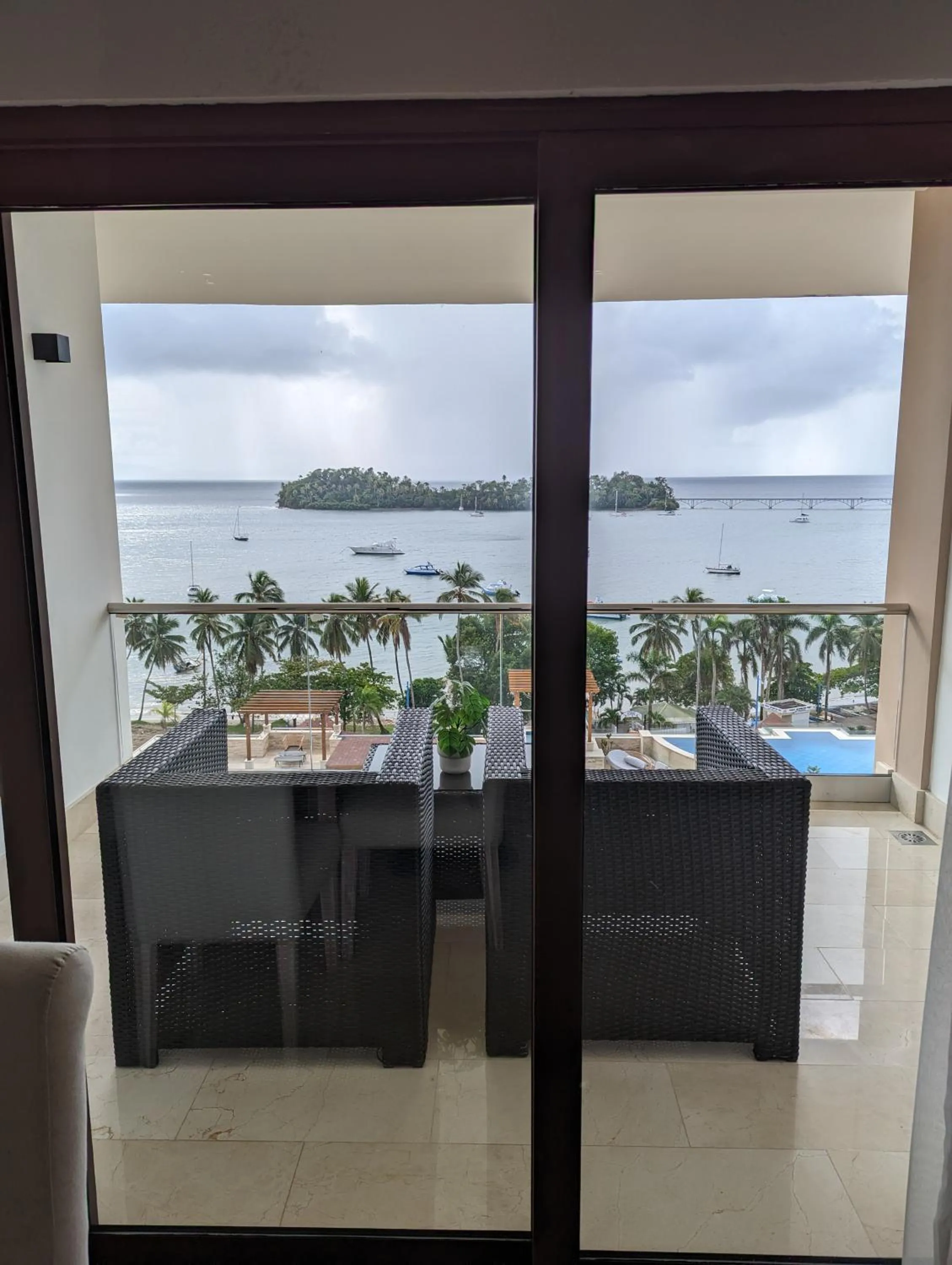 Balcony/Terrace in Hacienda Samana Bay Hotel