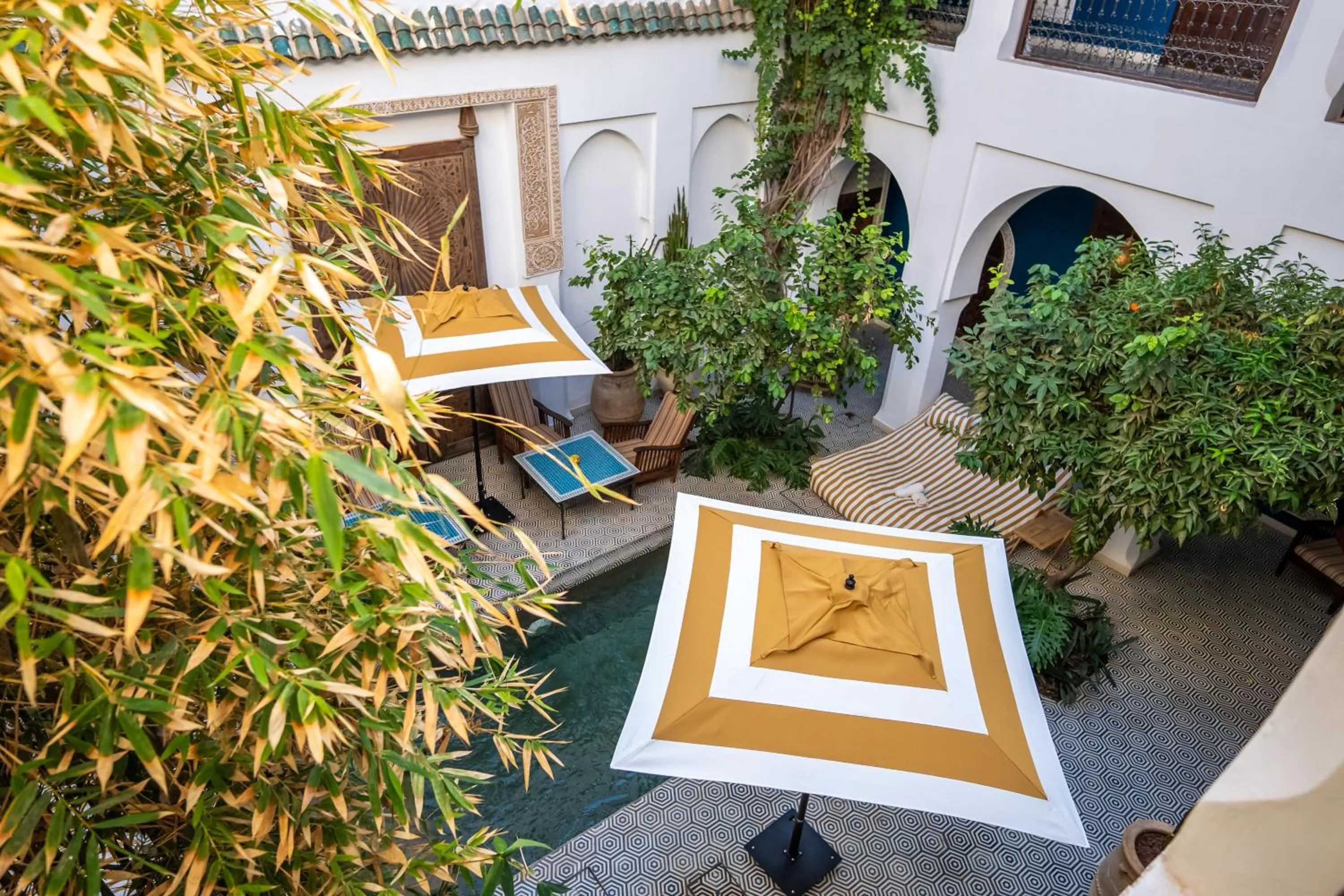 Swimming pool in Riad Les Yeux Bleus