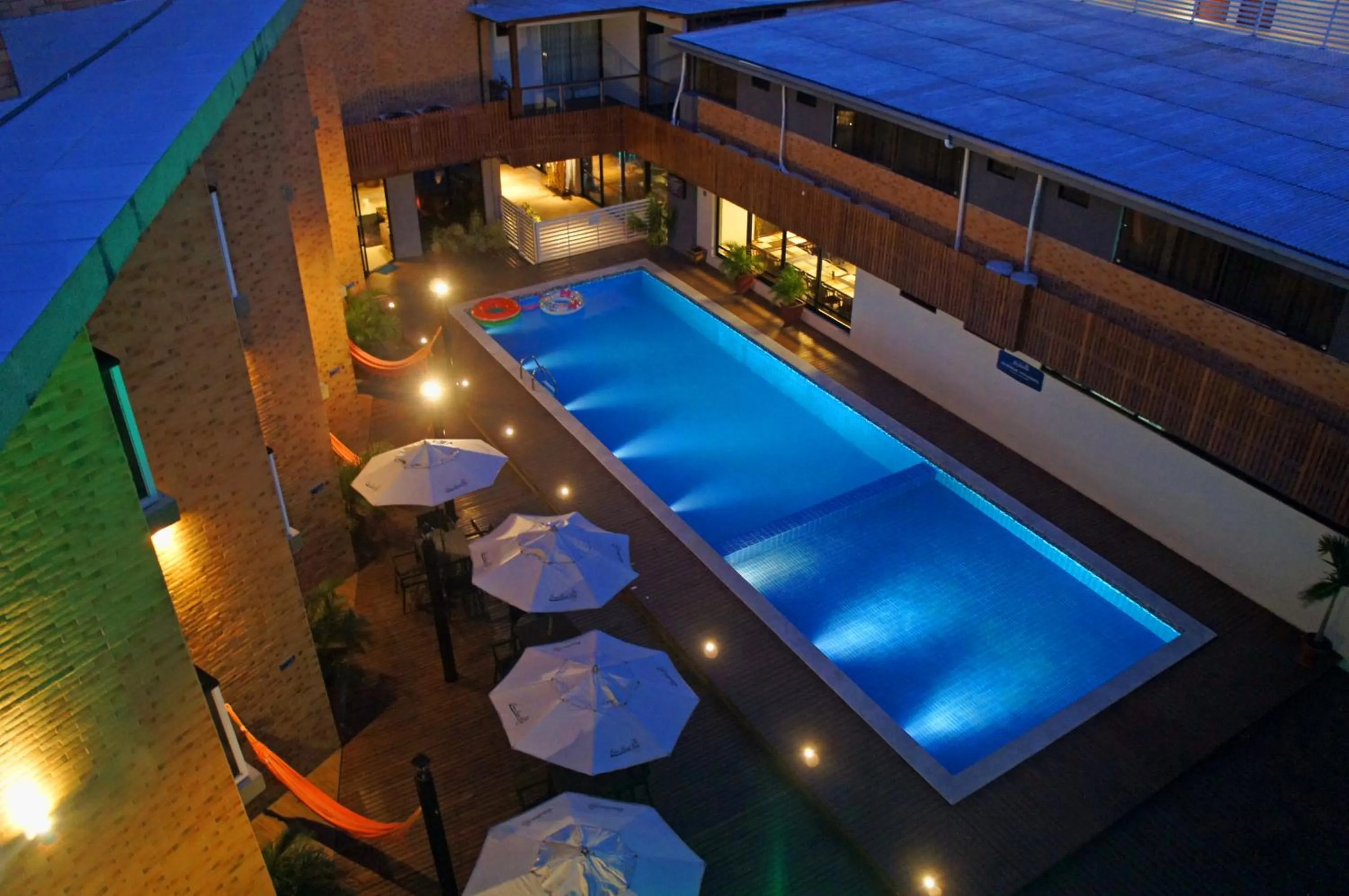 Pool view in Bessa Beach Hotel
