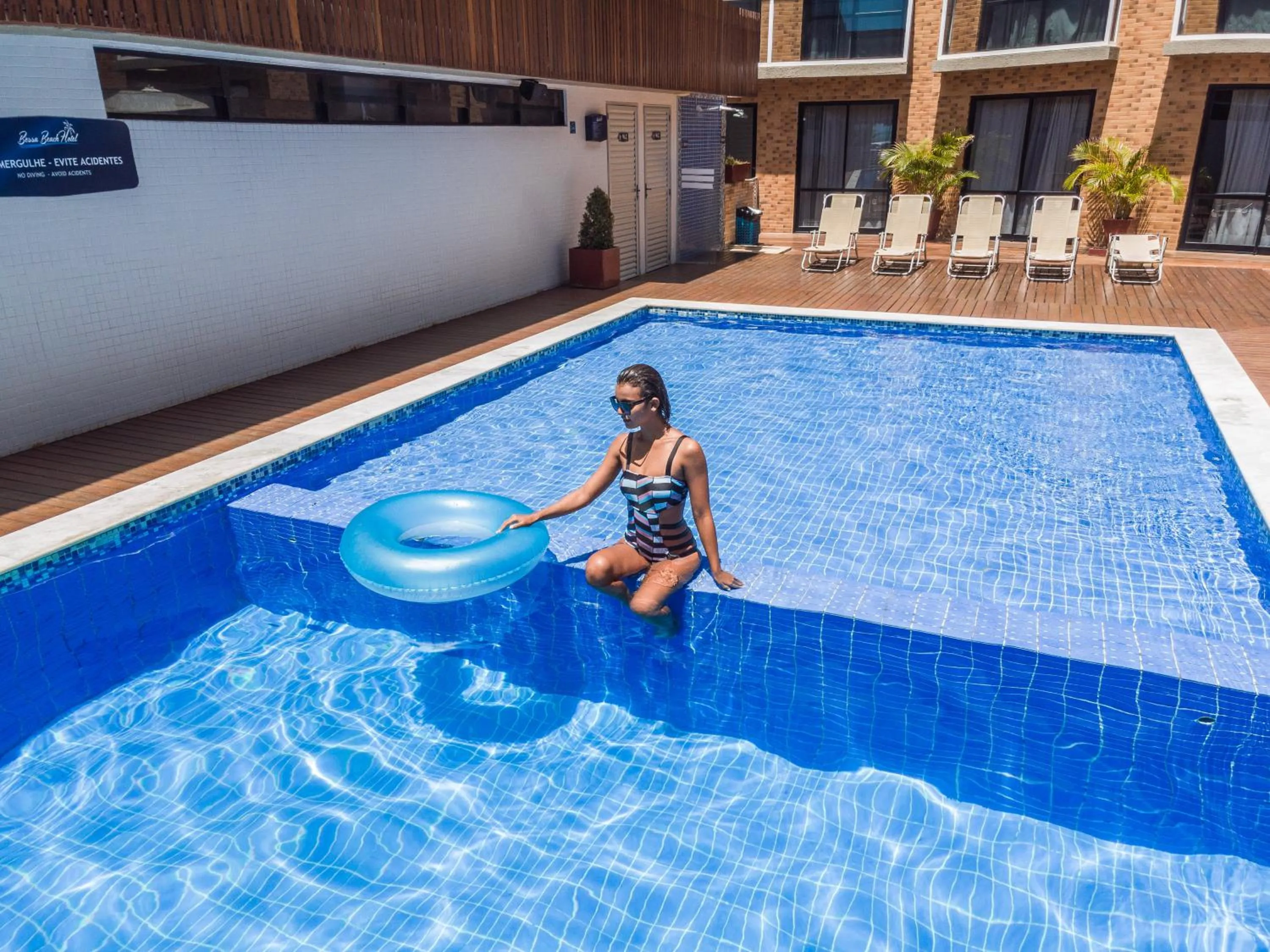 Swimming pool in Bessa Beach Hotel