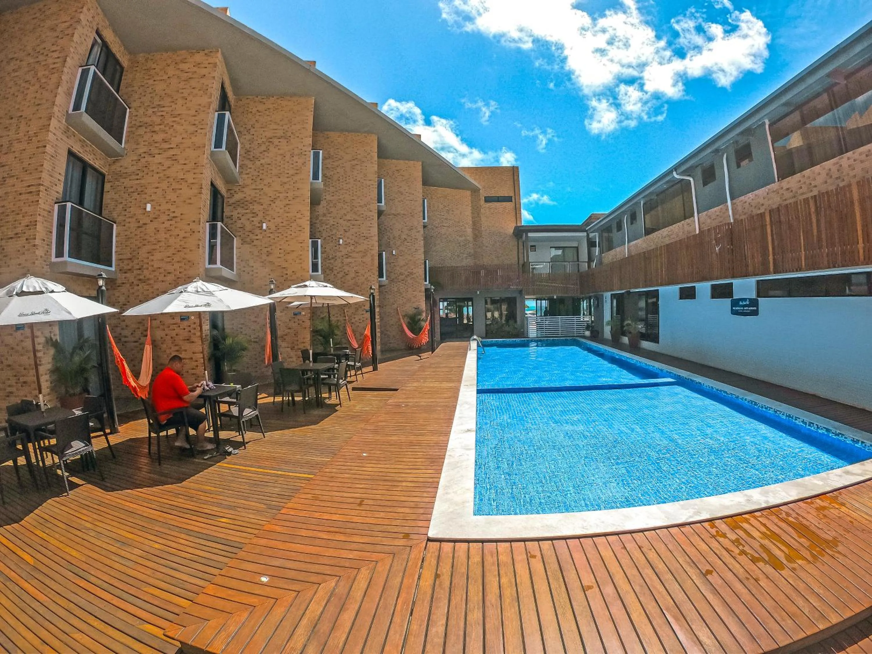 Patio in Bessa Beach Hotel