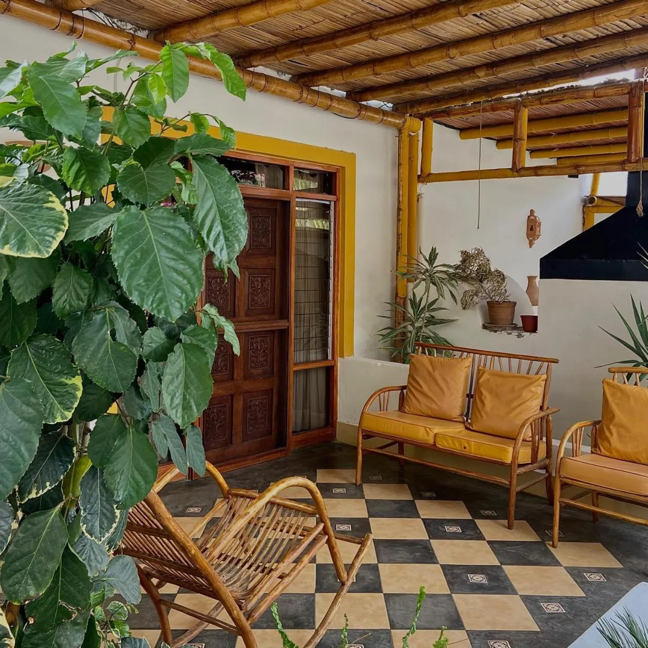 Garden view in Hosteria Suiza