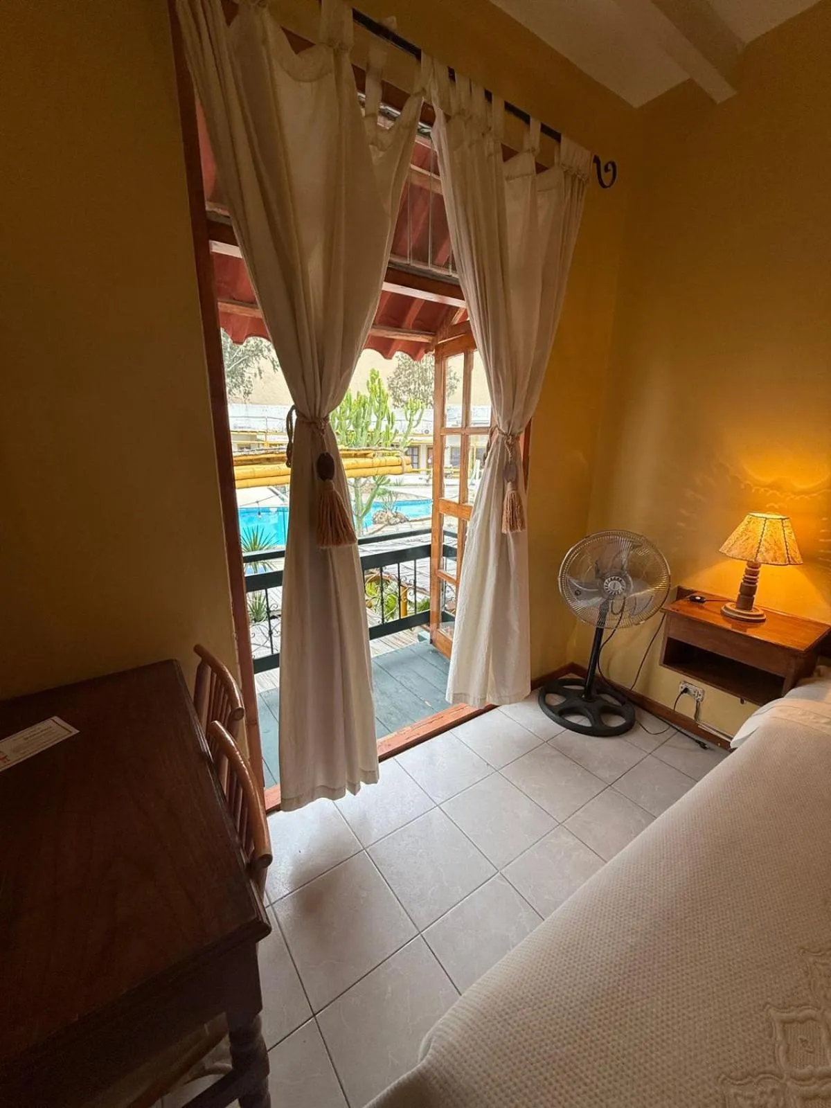 Bed in Hosteria Suiza