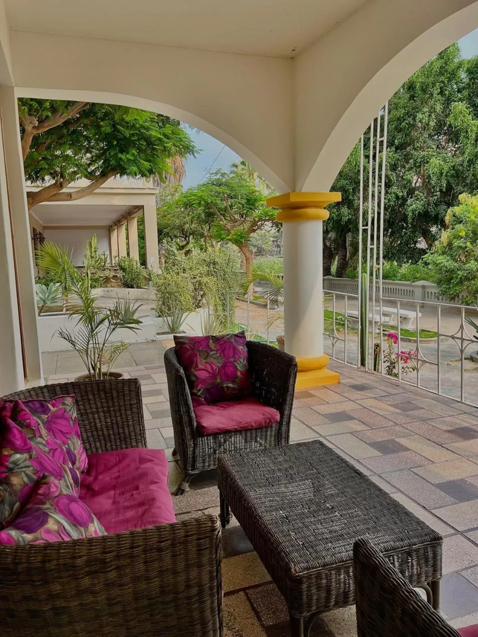 Patio in Hosteria Suiza