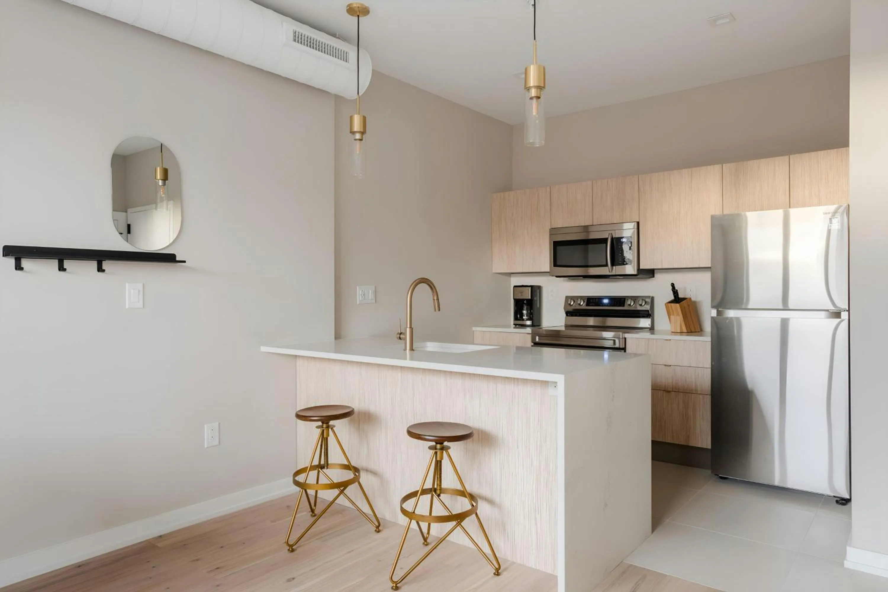 Kitchen or kitchenette in Sonder by Marriott Bonvoy The Edison Apartments Old City