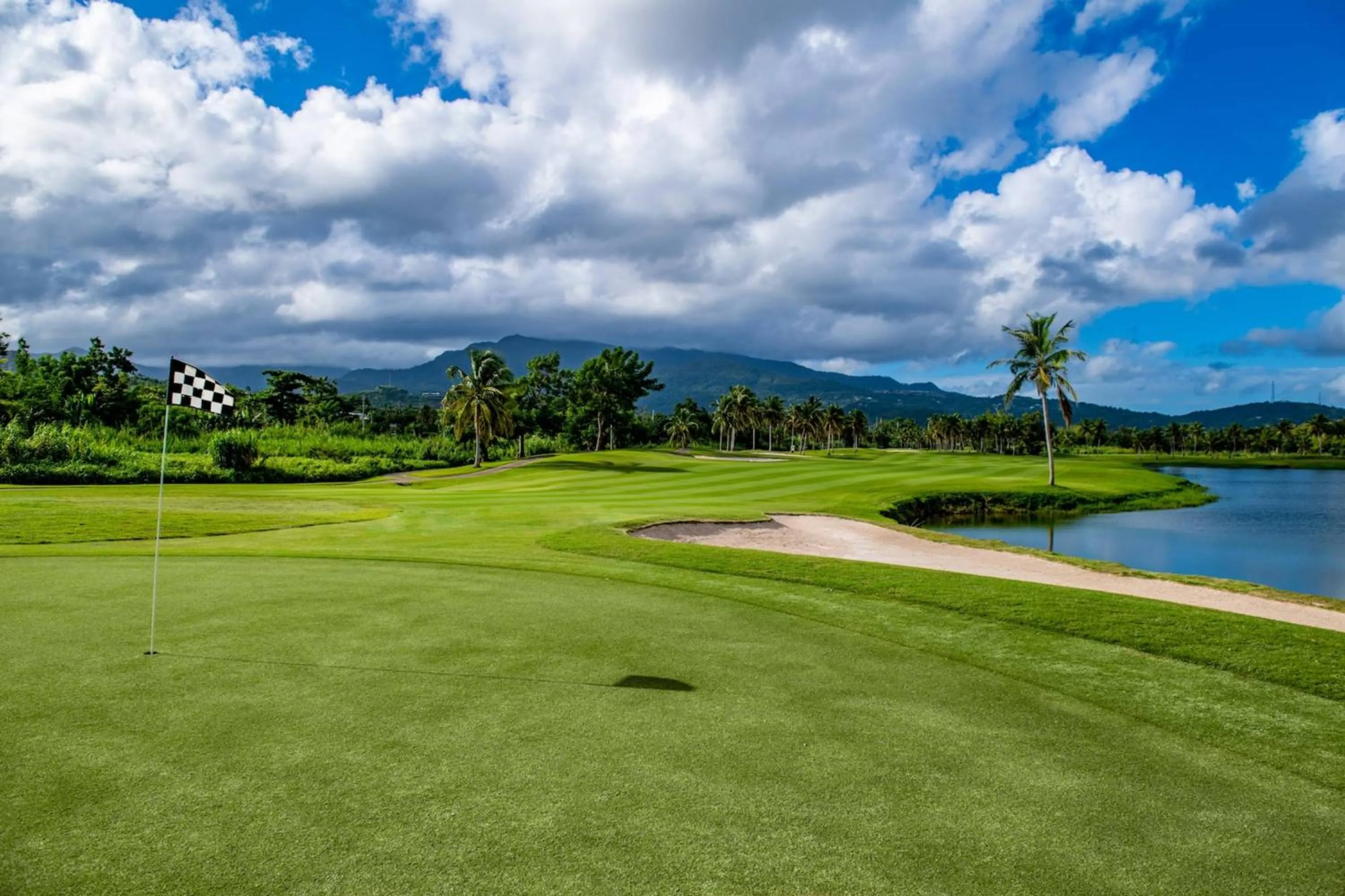 Golfcourse in Wyndham Grand Rio Mar Rainforest Beach and Golf Resort