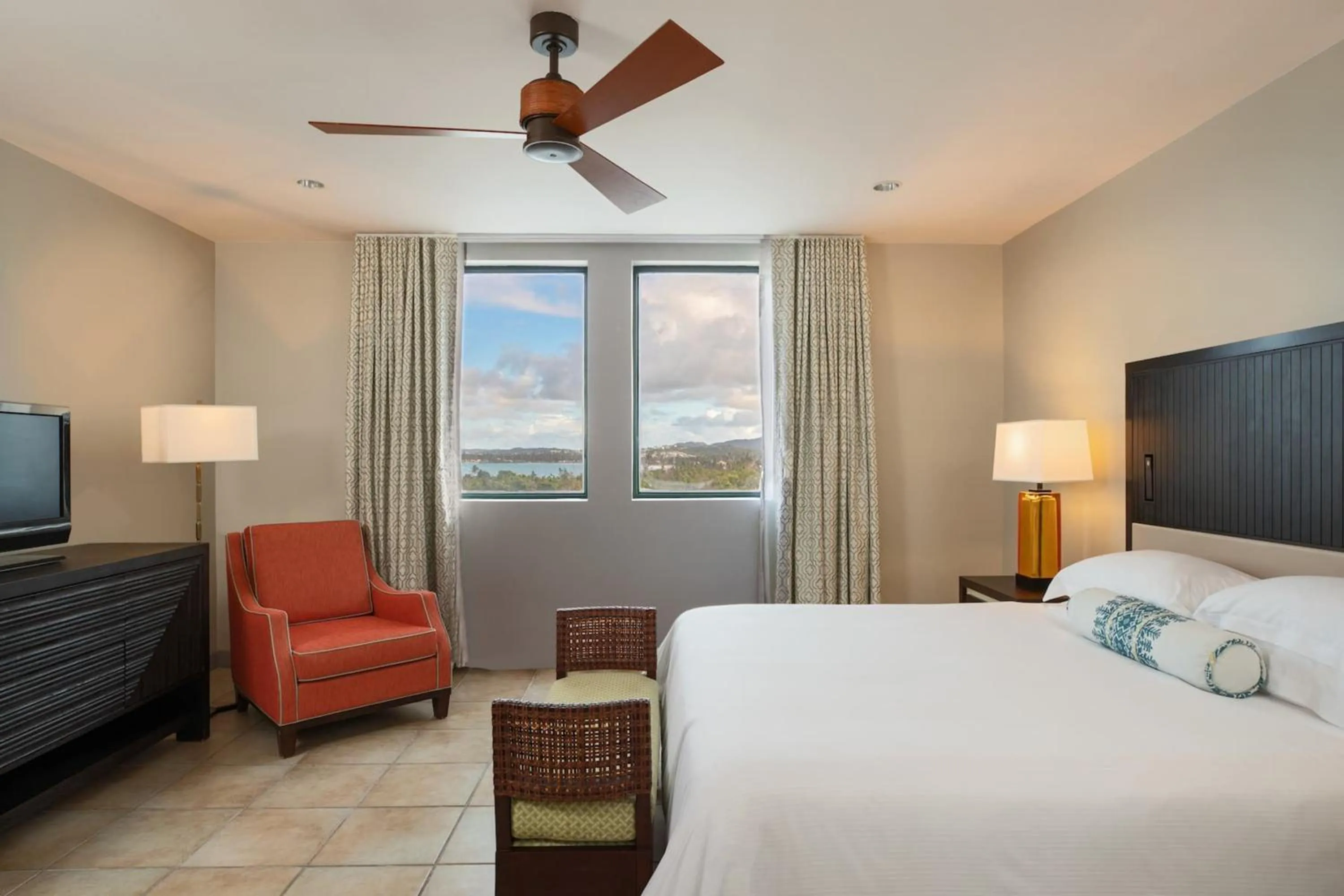 Bed in Wyndham Grand Rio Mar Rainforest Beach and Golf Resort