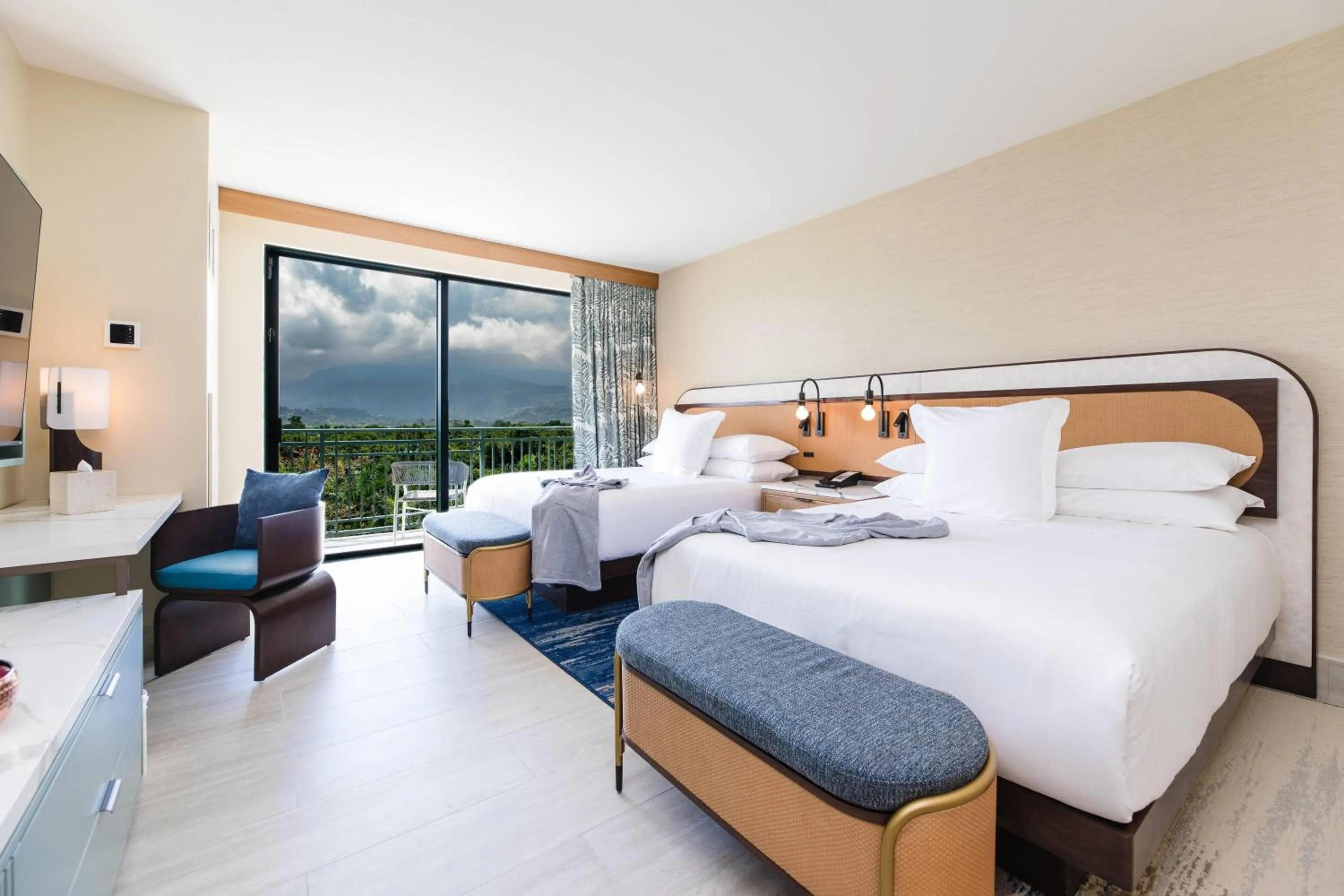 Photo of the whole room, Bed in Wyndham Grand Rio Mar Rainforest Beach and Golf Resort