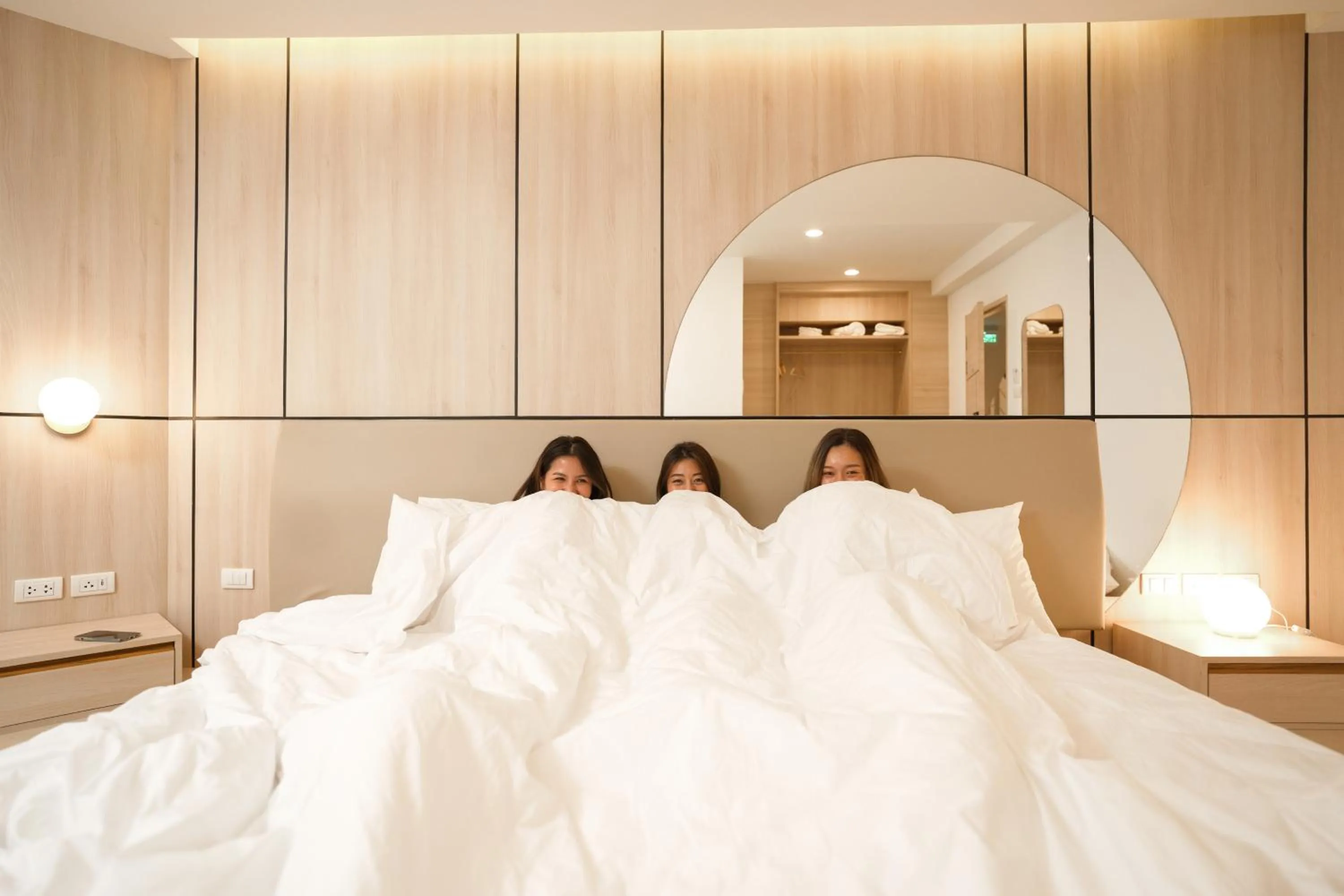 Bedroom, Bed in Bedline Hotel - SHA Certified