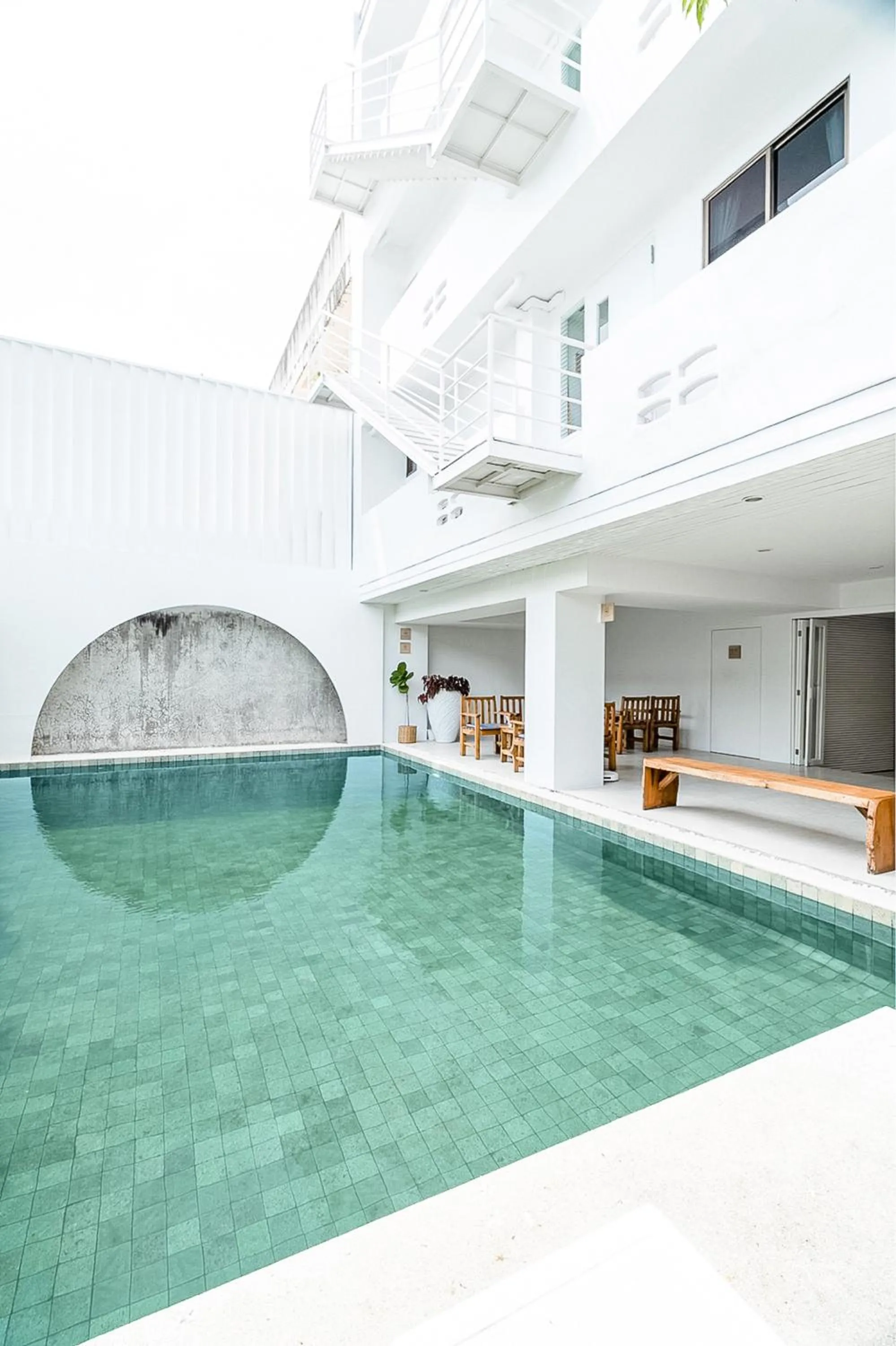 Swimming pool in Bedline Hotel - SHA Certified