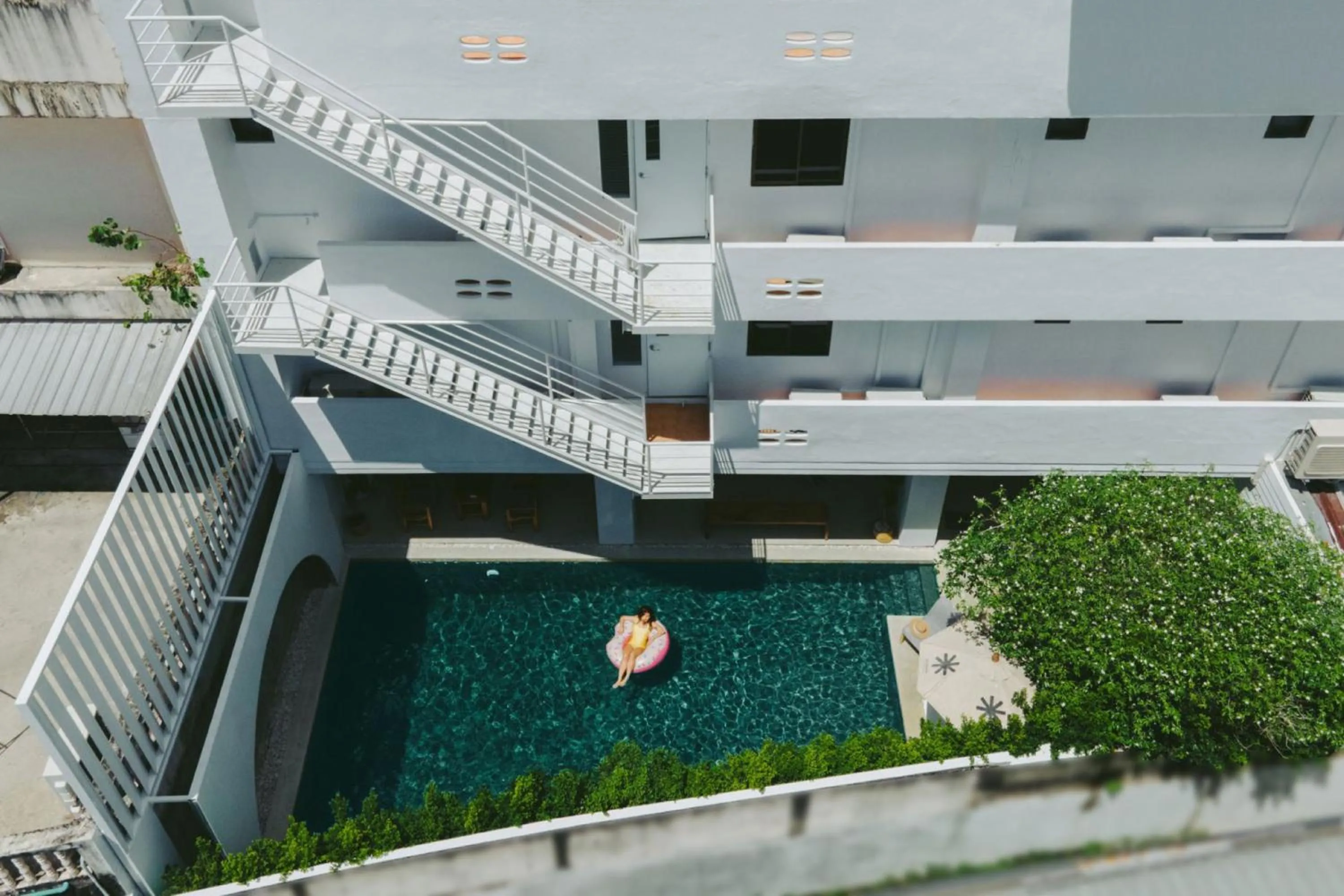 Swimming pool in Bedline Hotel - SHA Certified