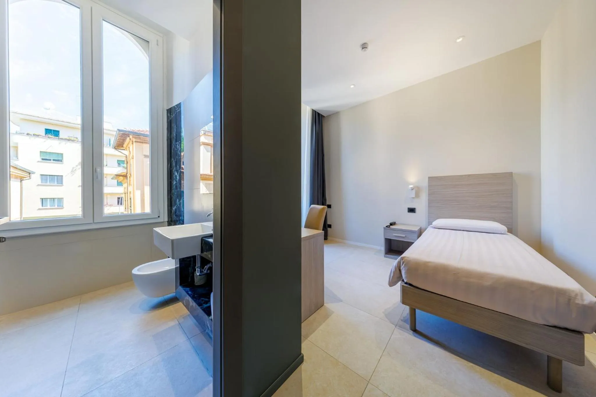 Bathroom, Bed in Casa San Giuseppe