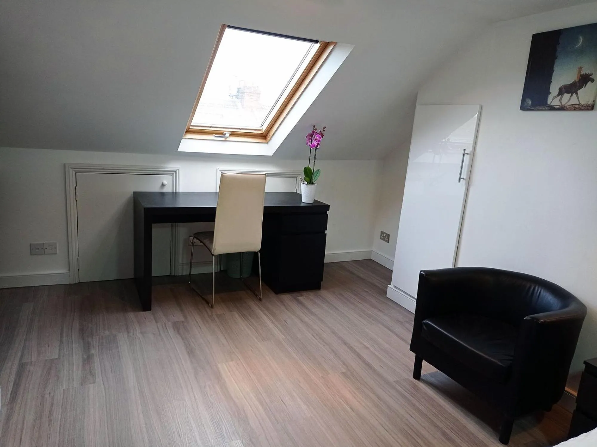 Bedroom in Mill Studio A - Self contained one bed studio flat