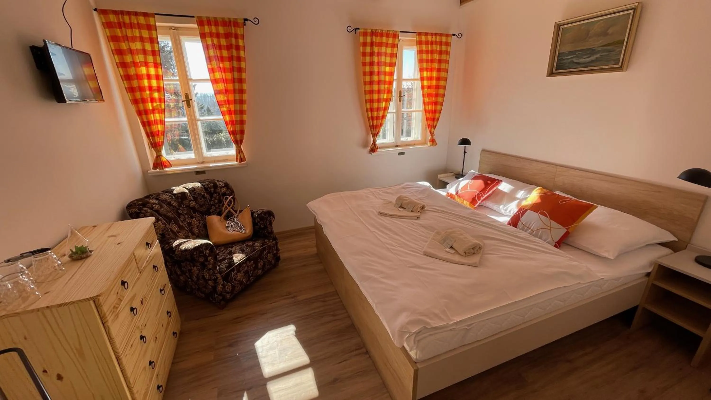 Bed in Penzion Pod Devítkou