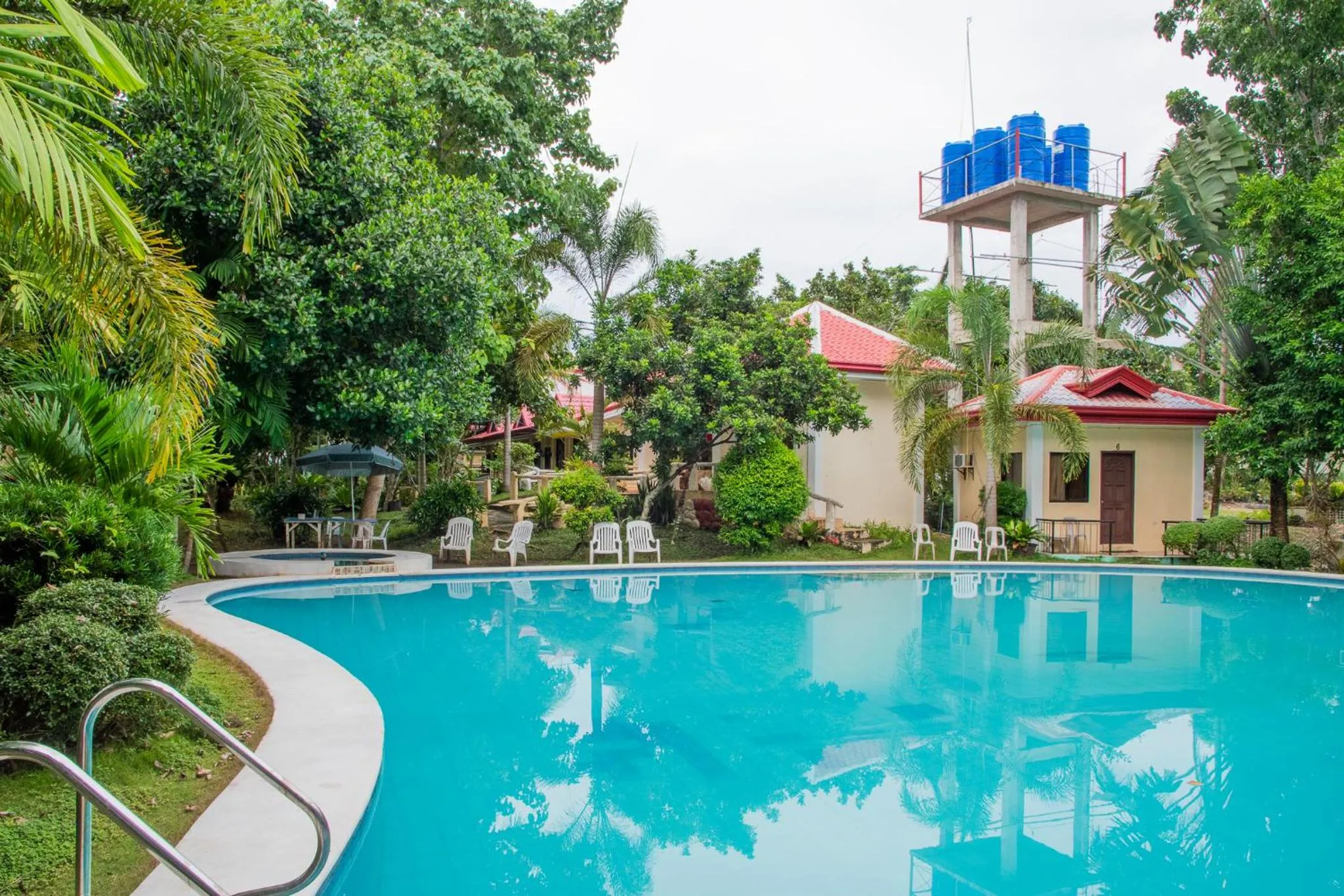 Pool view in Almira Diving Resort- Panglao