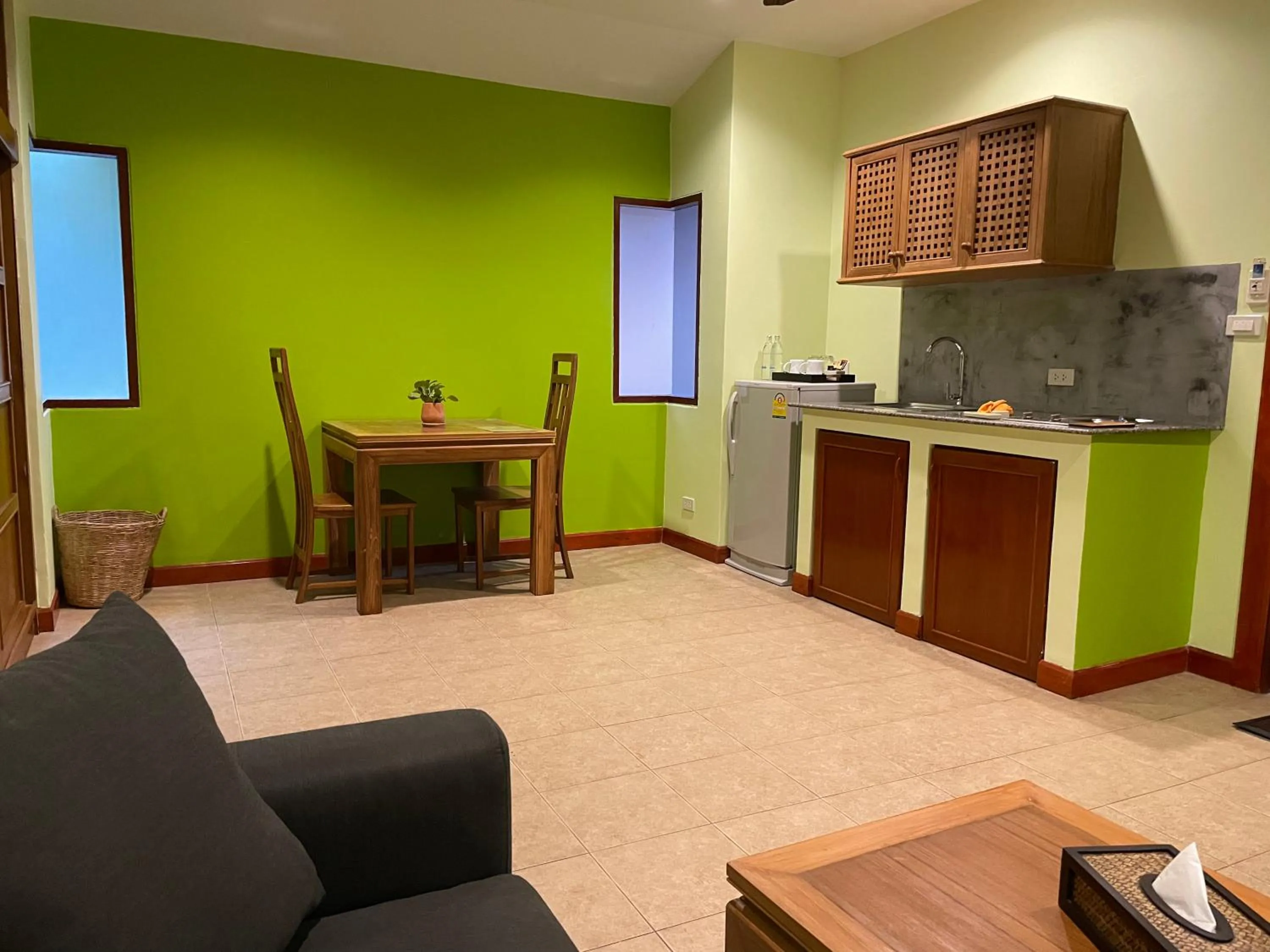 Kitchen or kitchenette in The Pace Phuket Boutique Resort