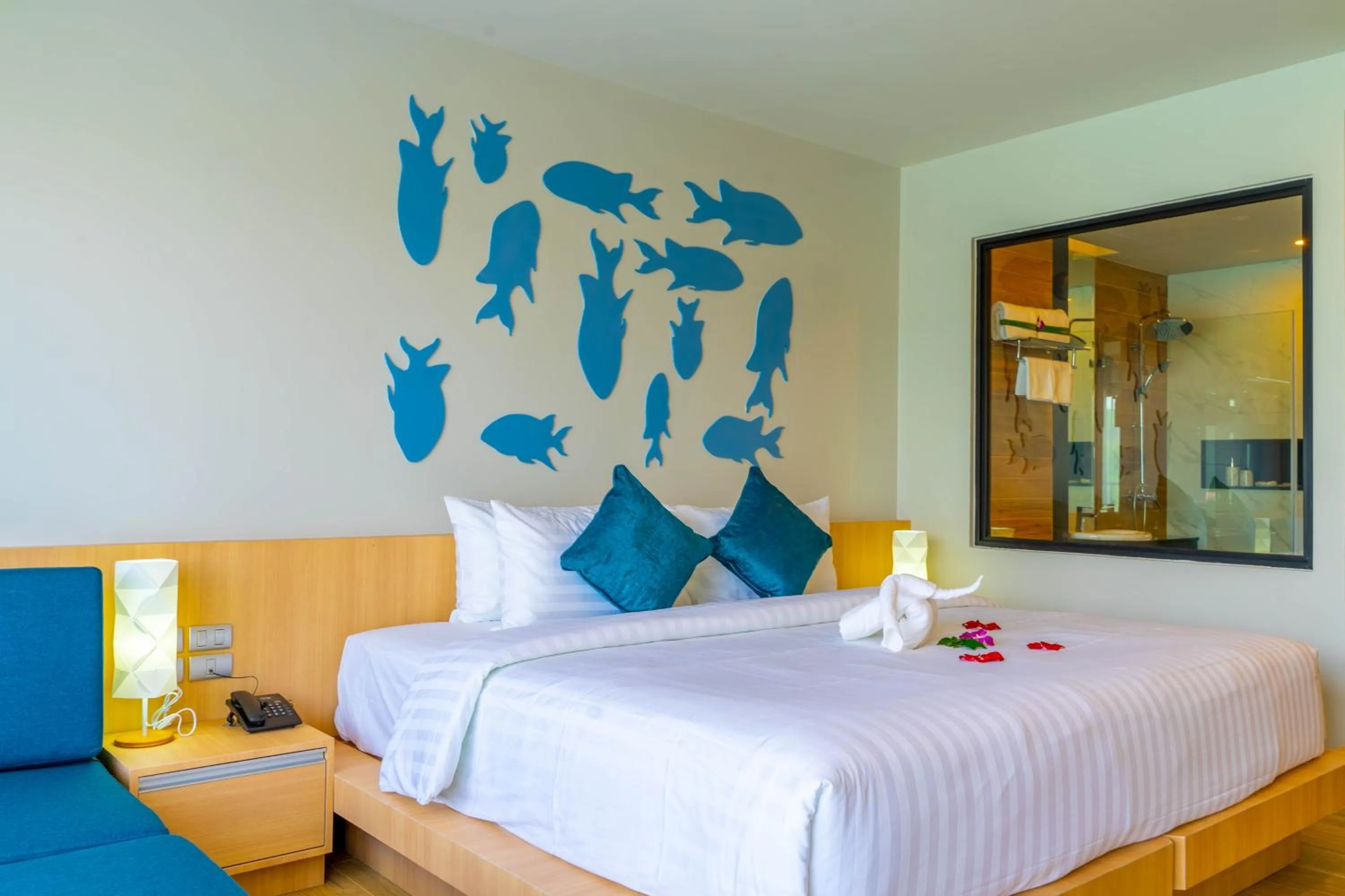 Bed in Golden Paradise Hotel - SHA PLUS