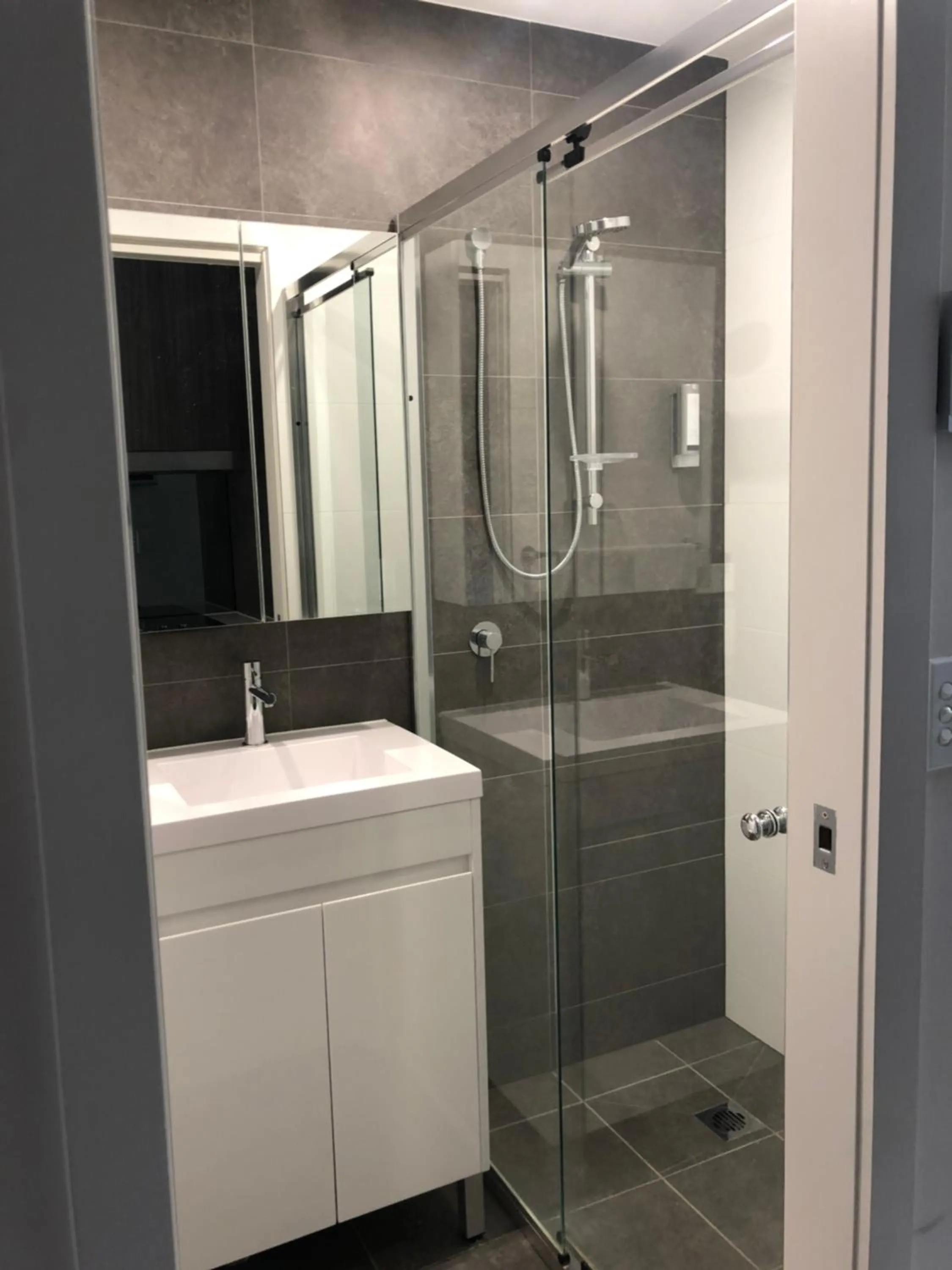 Shower in Coogee Studio Apartments