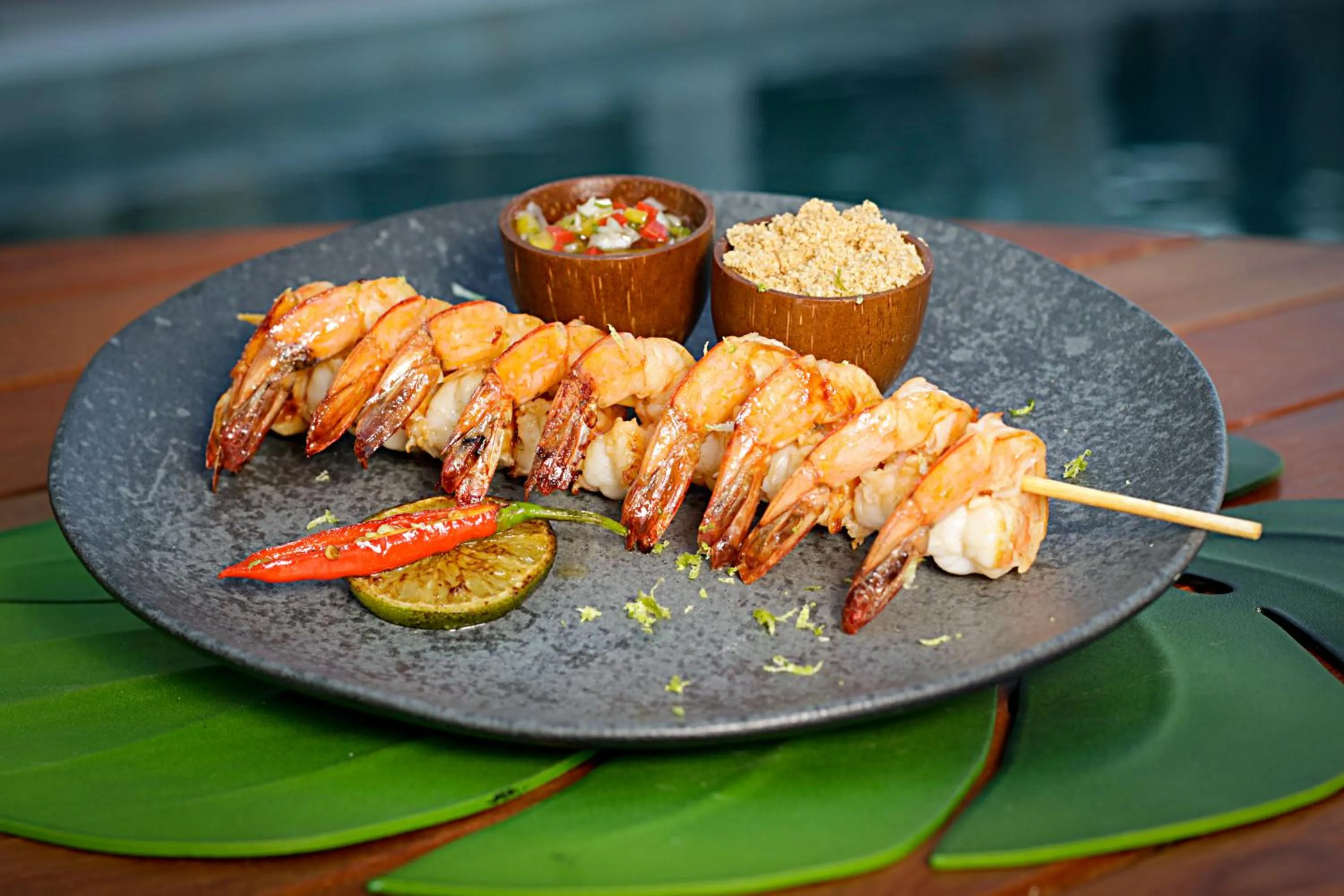 Food and drinks in Paraiso Beach Hotel