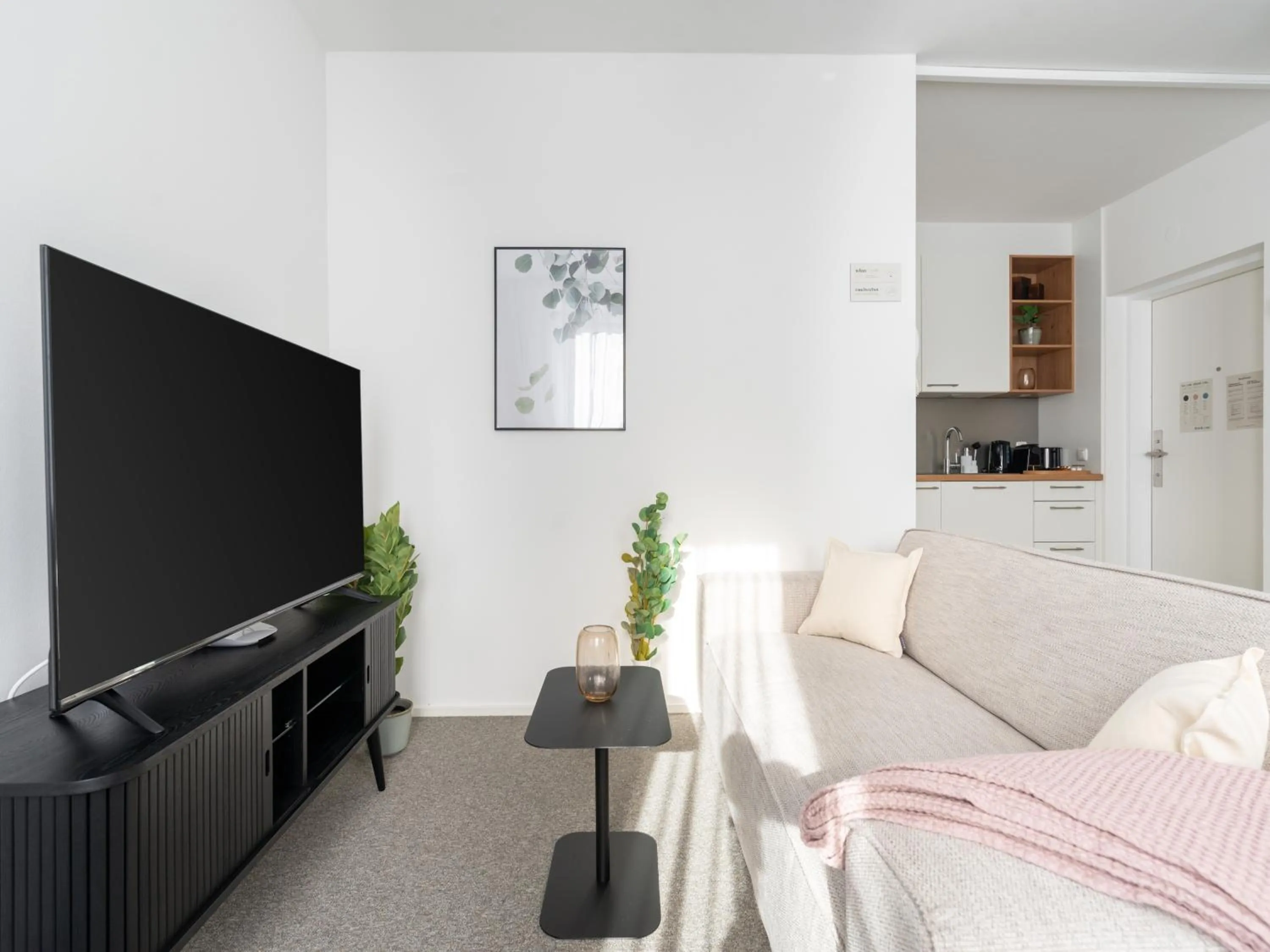 TV and multimedia in Limehome Linz Friedrichstraße