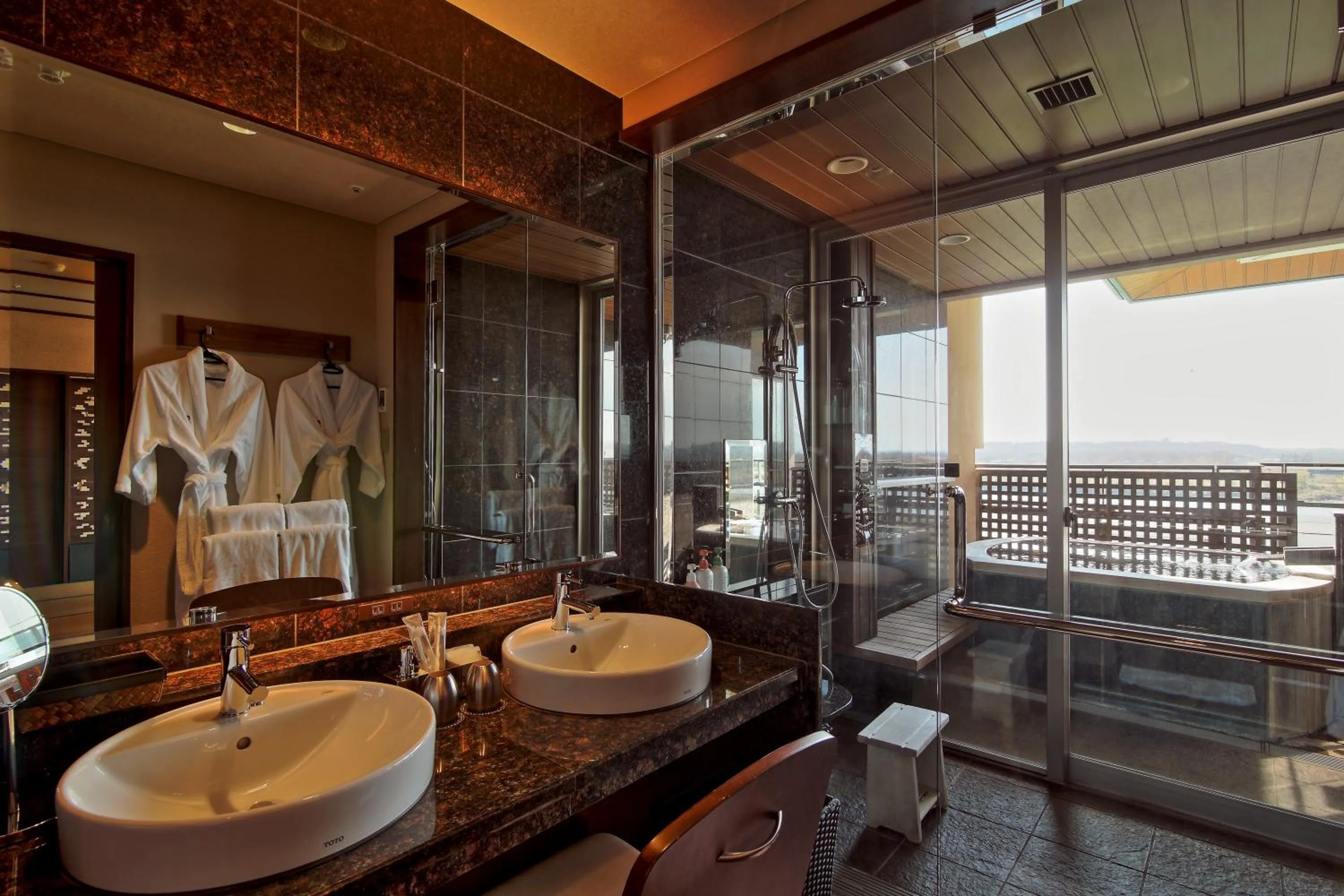 Bathroom in Tokachigawa Onsen Daiichi Hotel